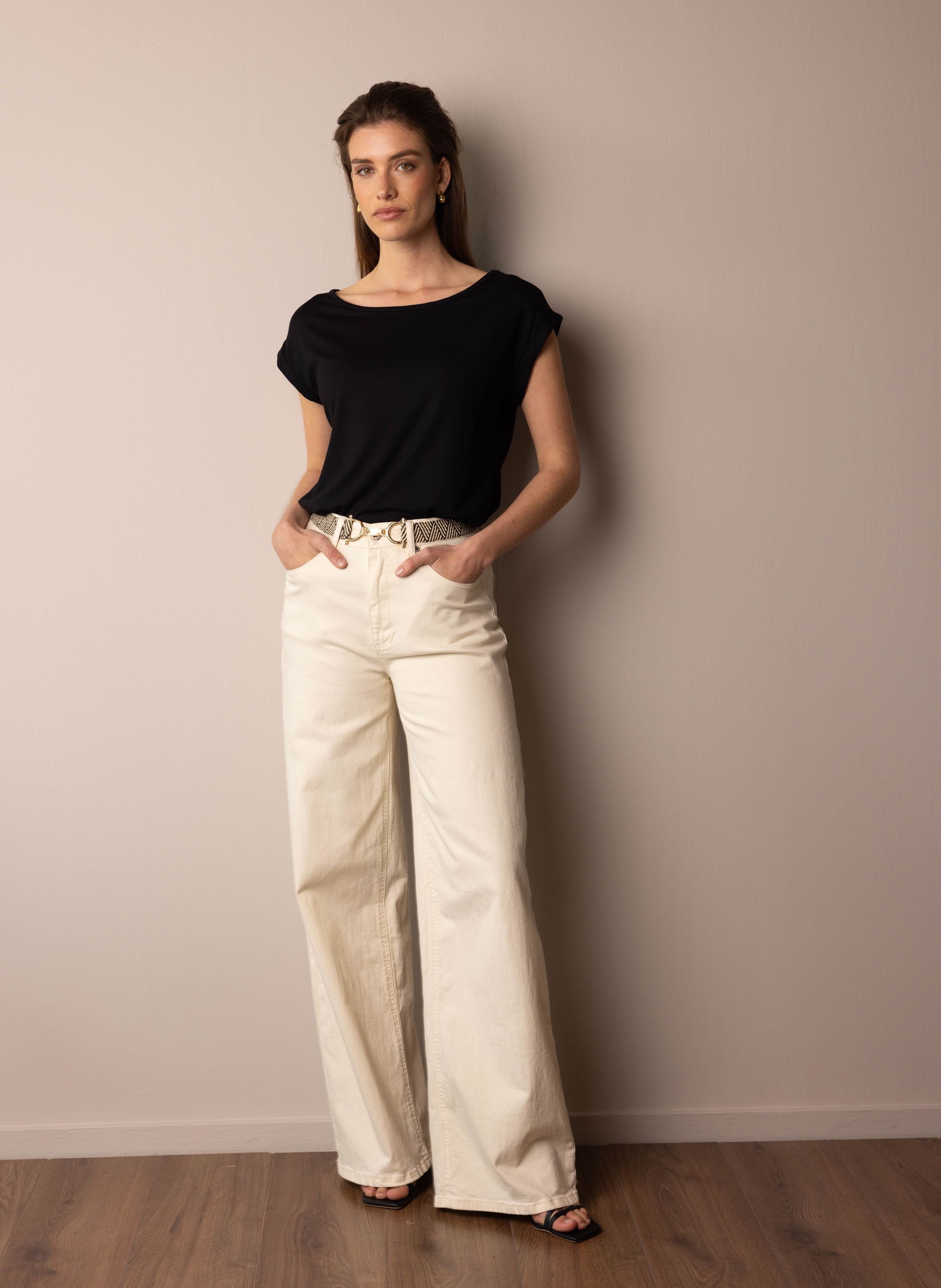 Norah Marije shirt zwart black 203656-001