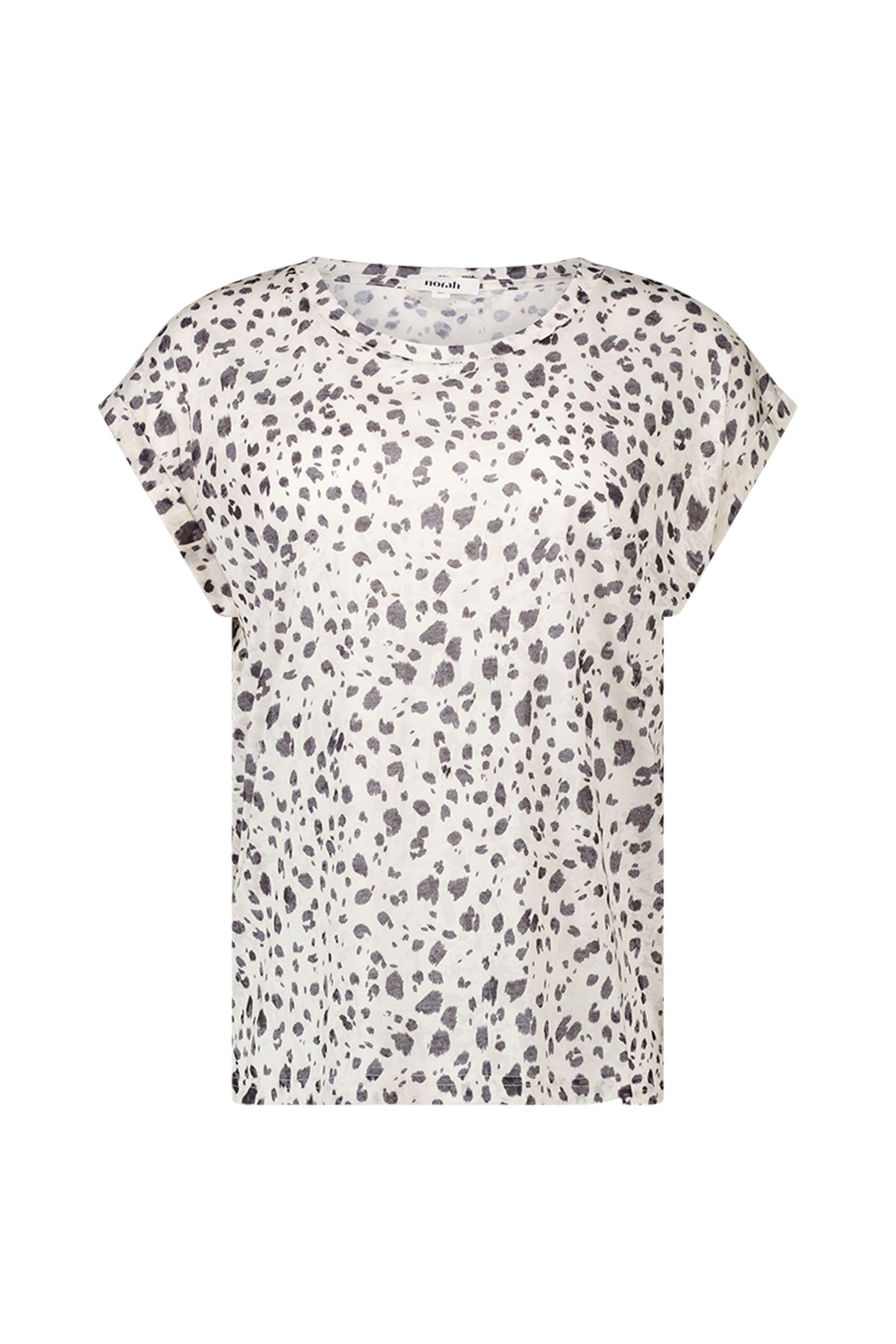 Norah Ecru shirt met stippen ecru/black 206537-170