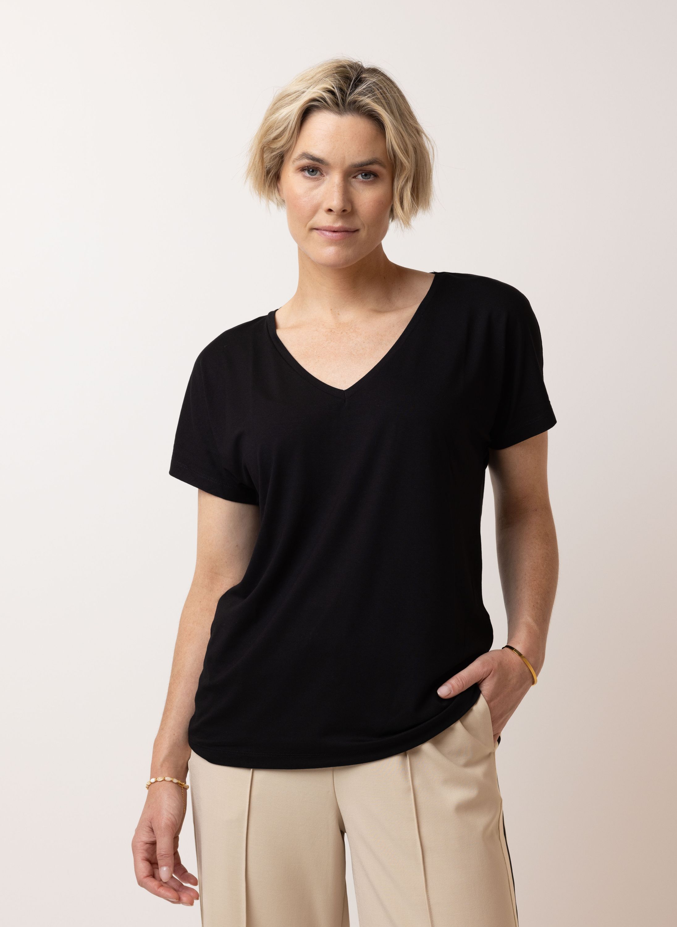 Norah Maral shirt zwart black 208968-001
