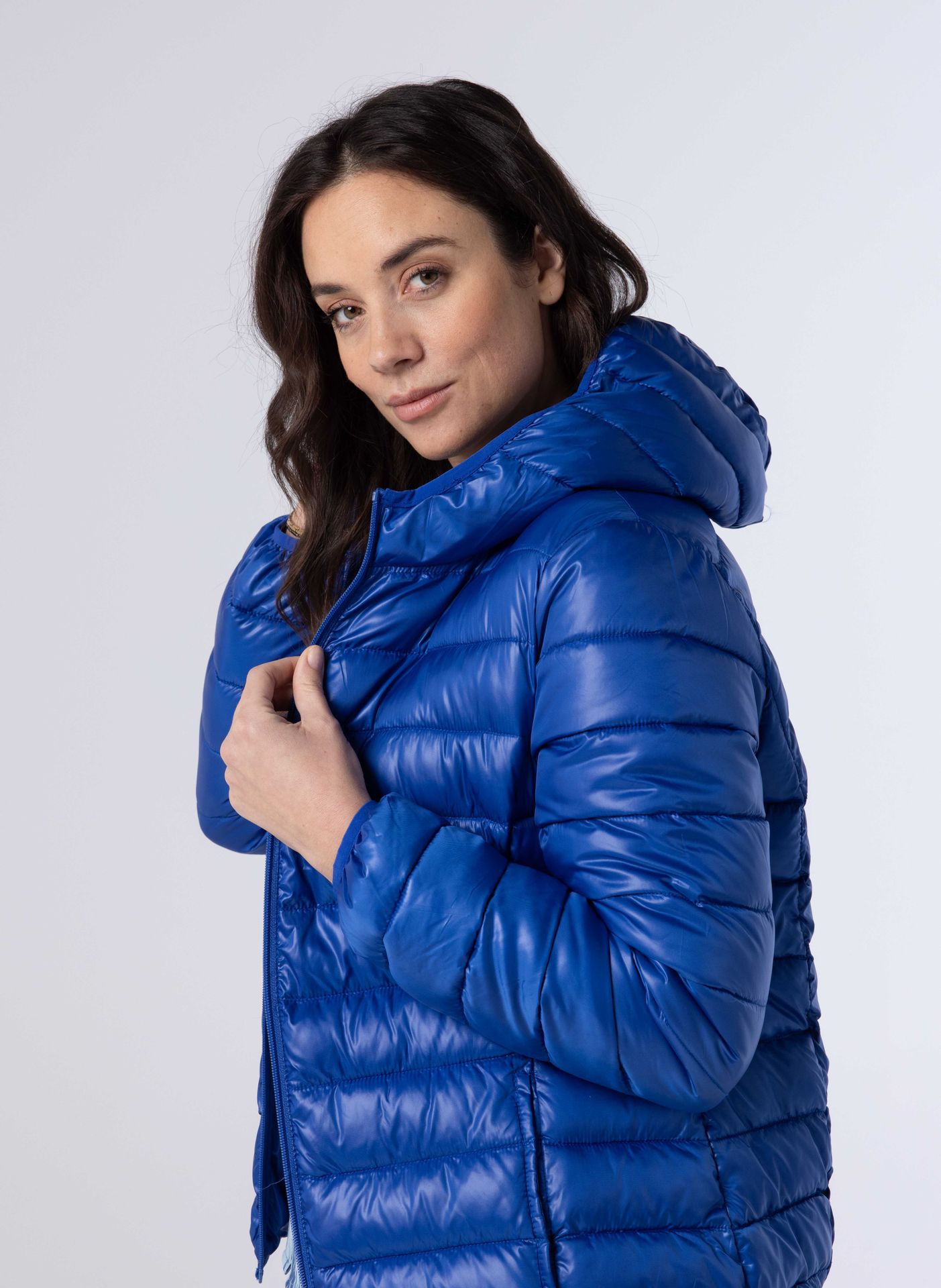 Norah Blauwe puffer jacket cobalt 209315-468