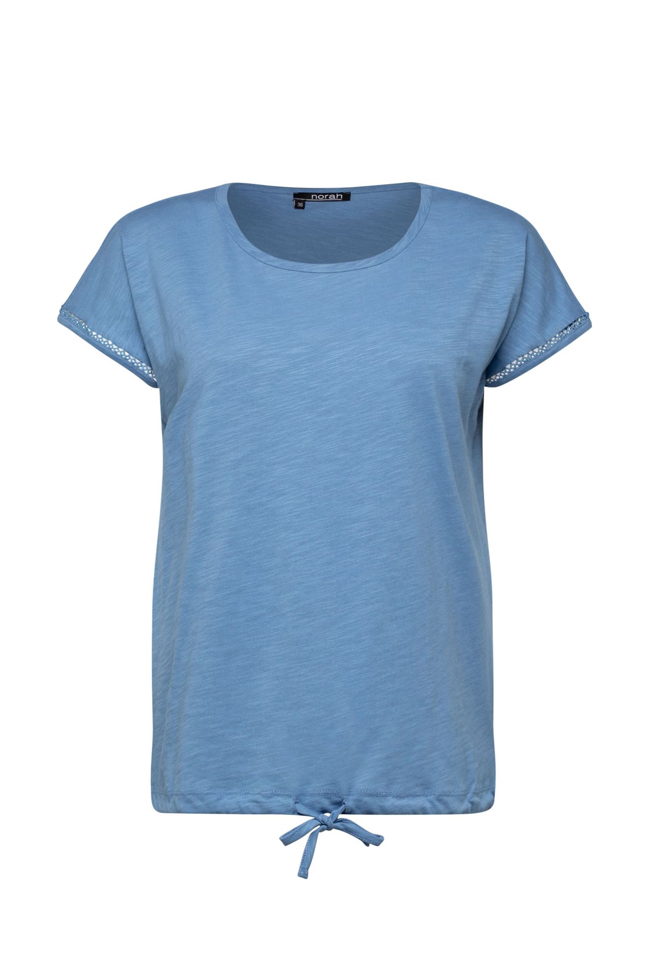 Shirt blauw katoen