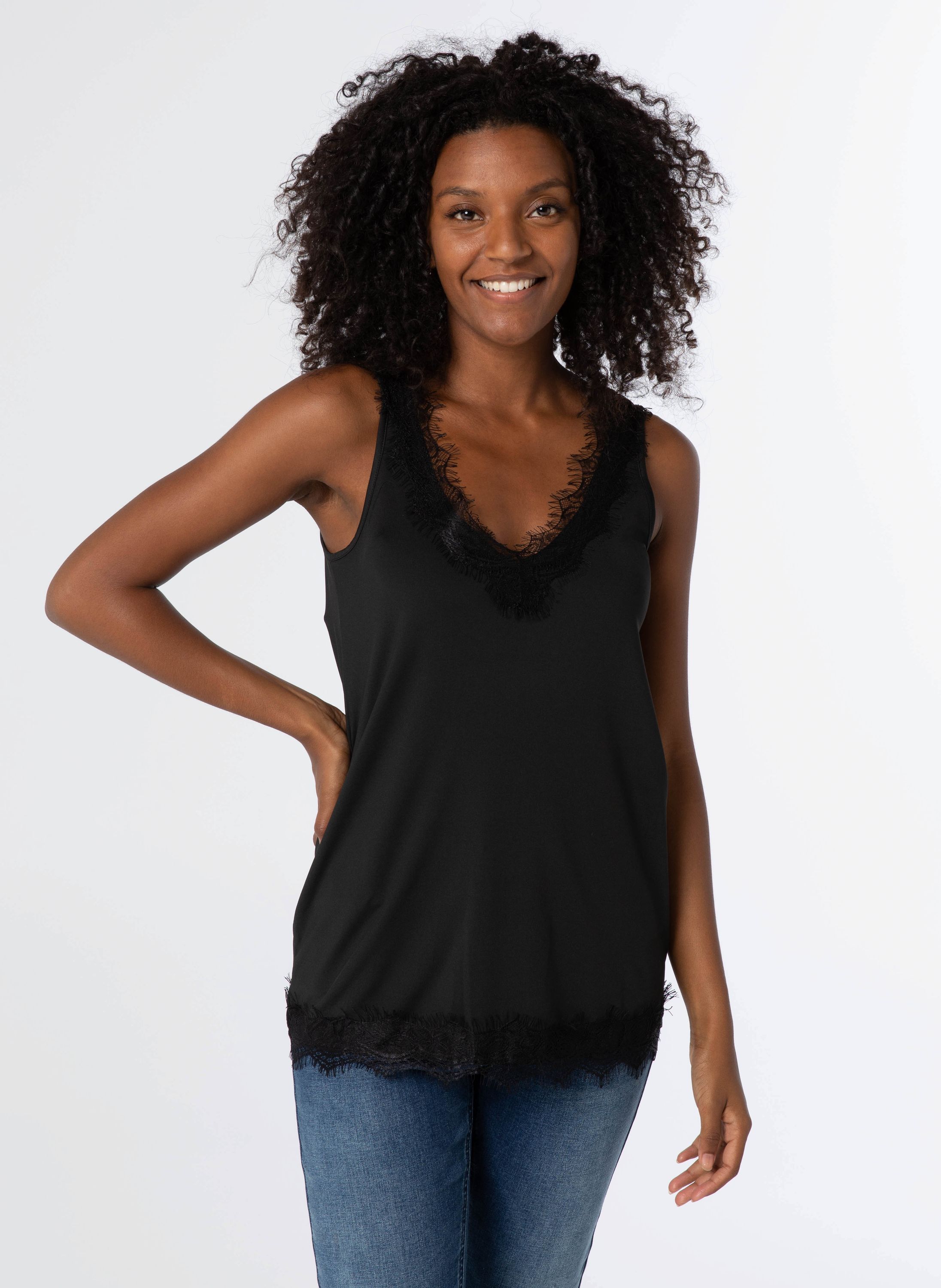Norah Top zwart black 209570-001