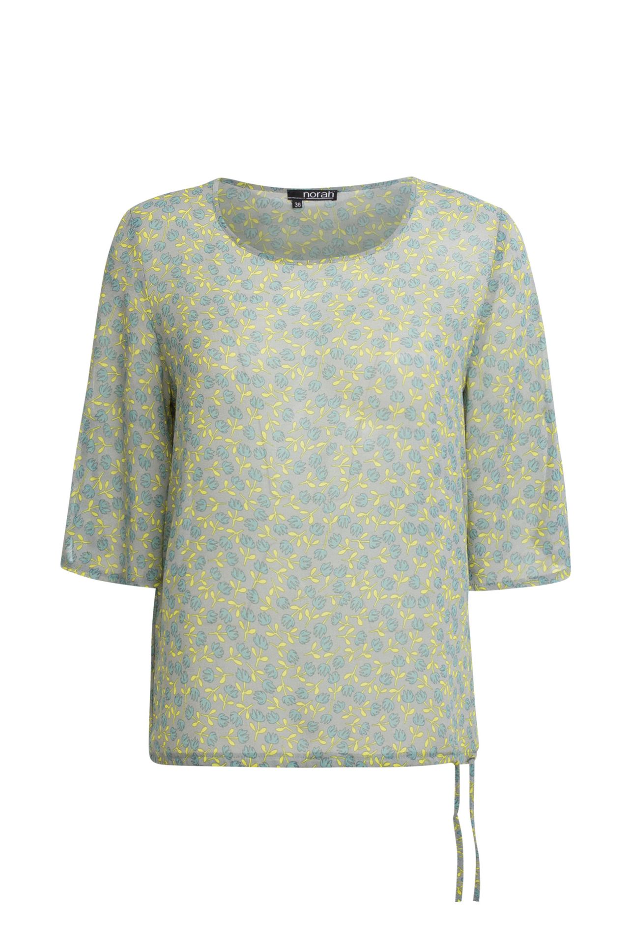  Blouse met print grey multicolor 209858-048-48