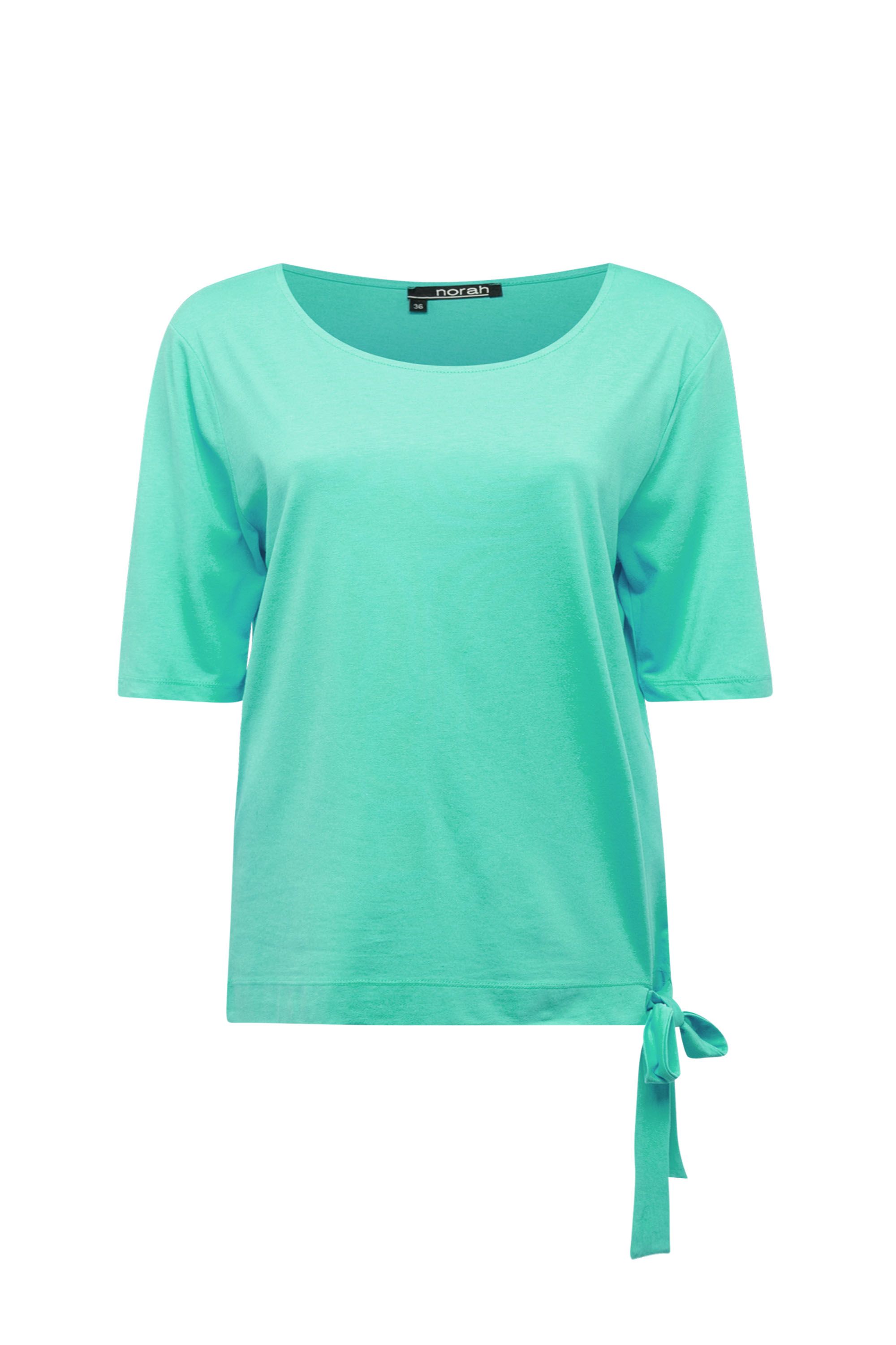 Groen shirt met strik