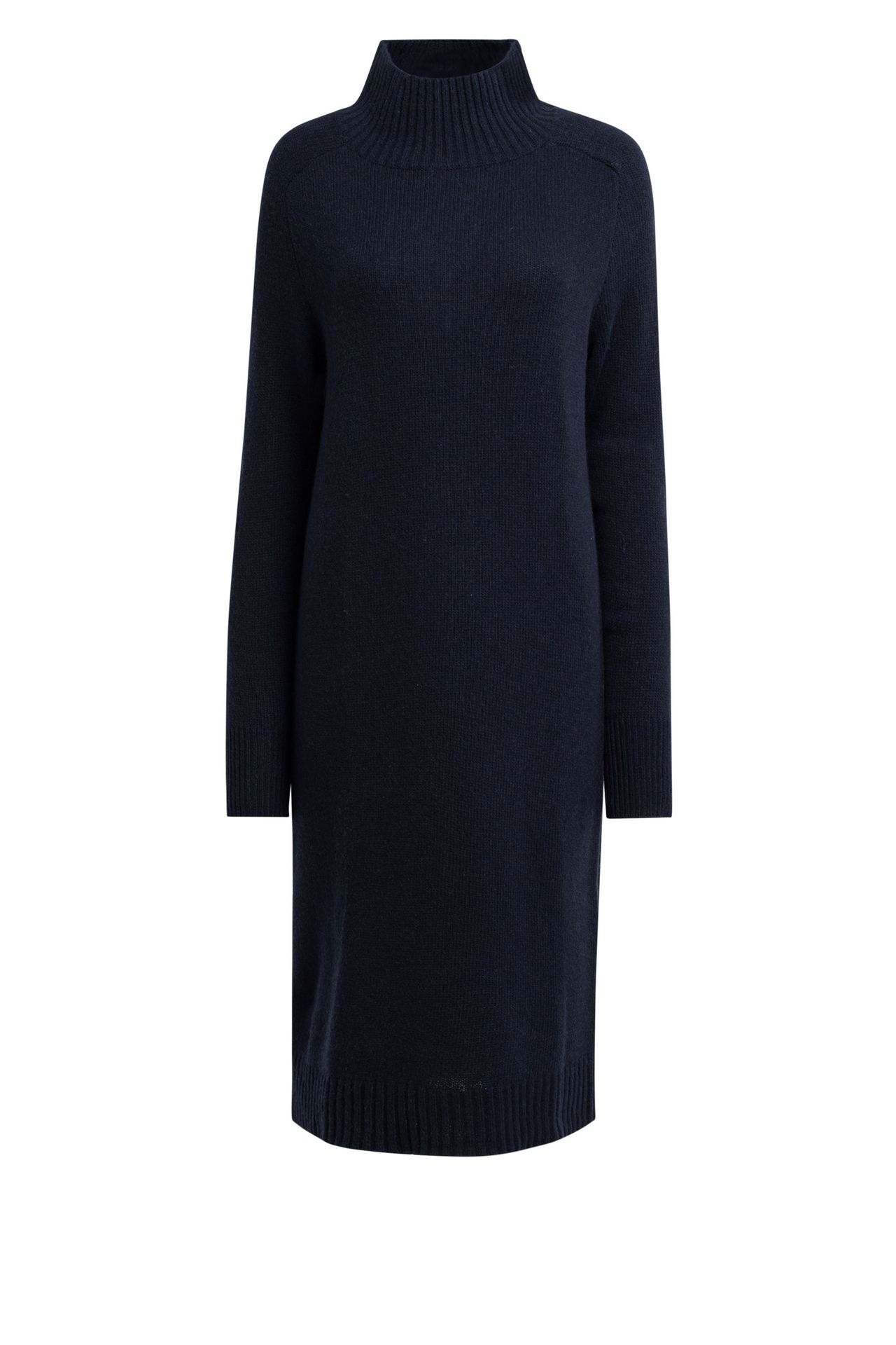  Gebreide jurk donkerblauw dark blue 210622-499-36