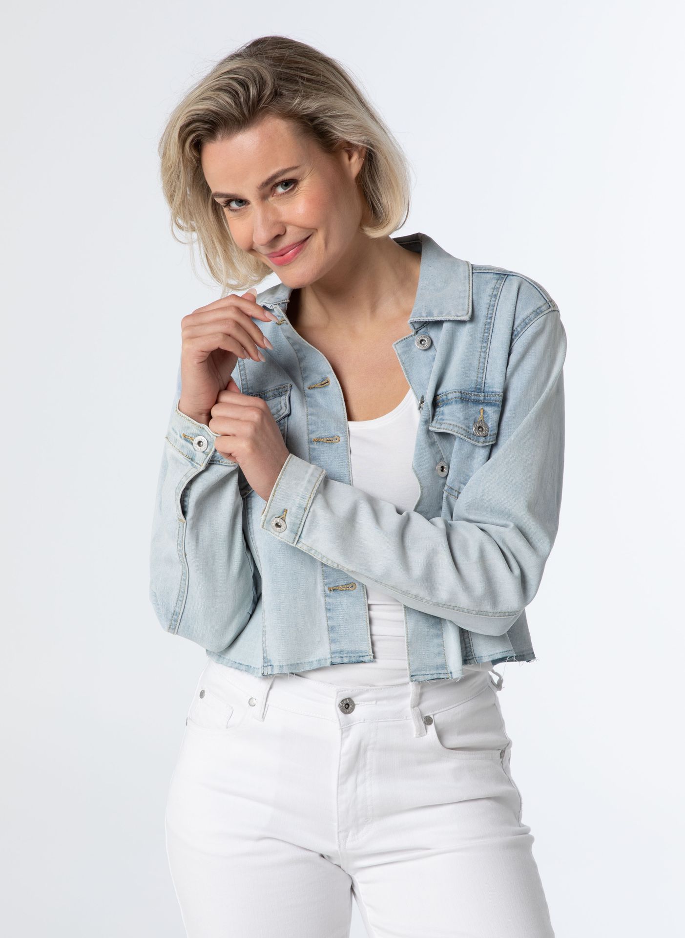 Norah Denim jacket licht blauw light blue 210910-401