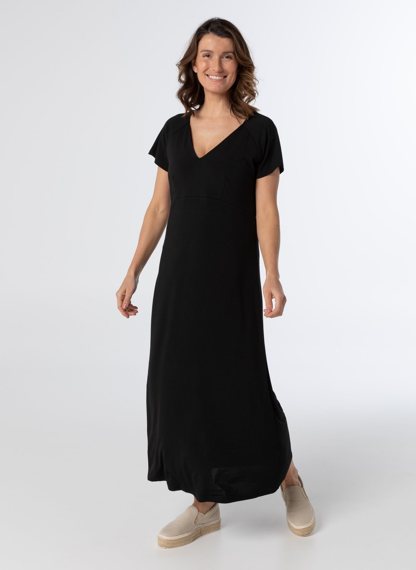 Norah Lange jurk zwart black 210952-001