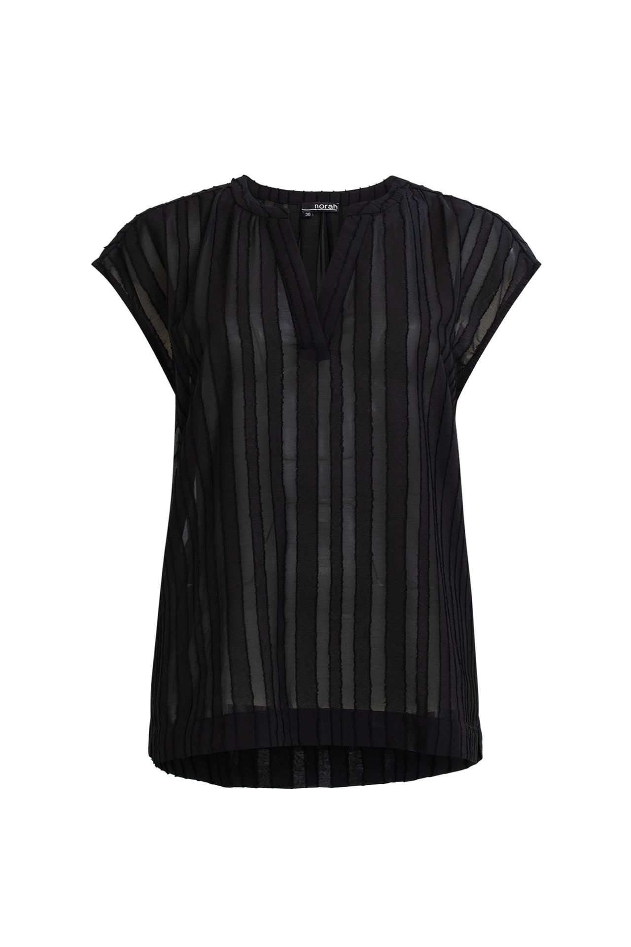 Norah Zwarte blouse black 211032-001