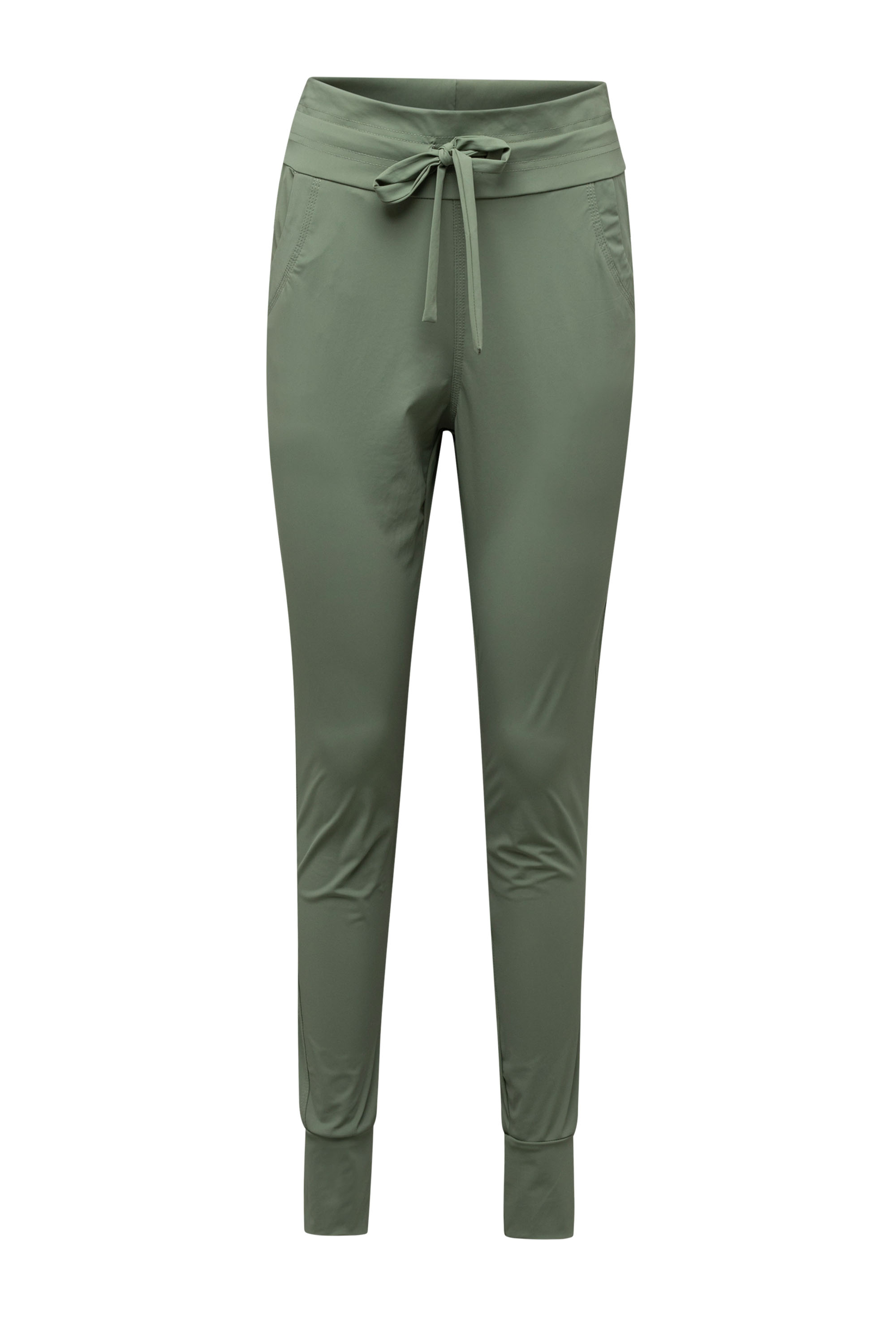 Travelstof broek online groen