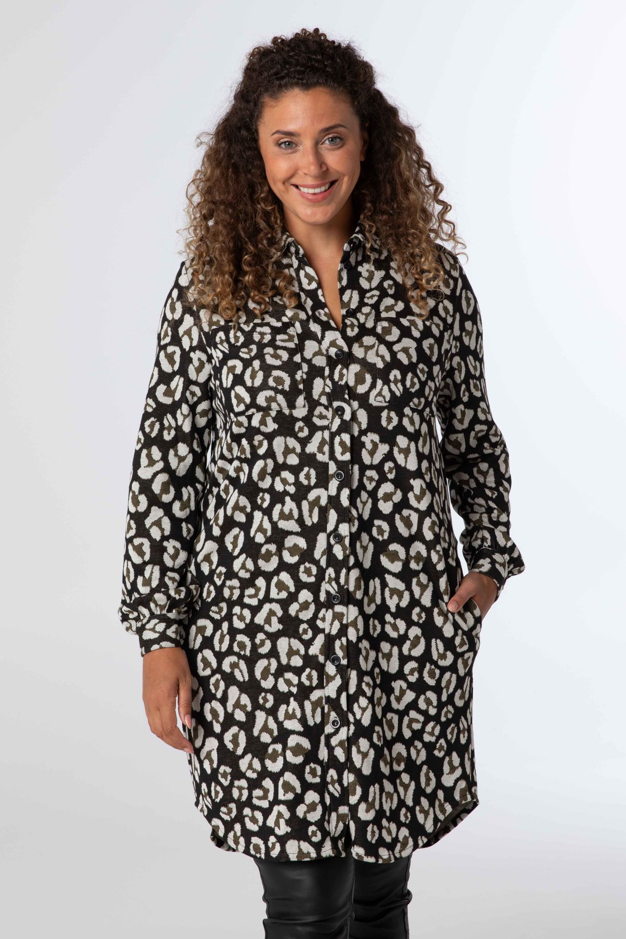 Norah Blouse zwart meerkleurig black multicolor 211163-020