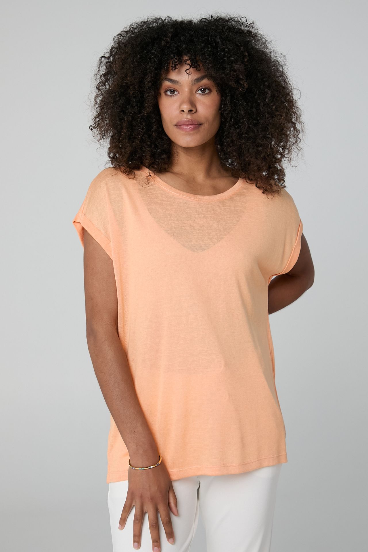 Norah Shirt abrikoos apricot 211185-702
