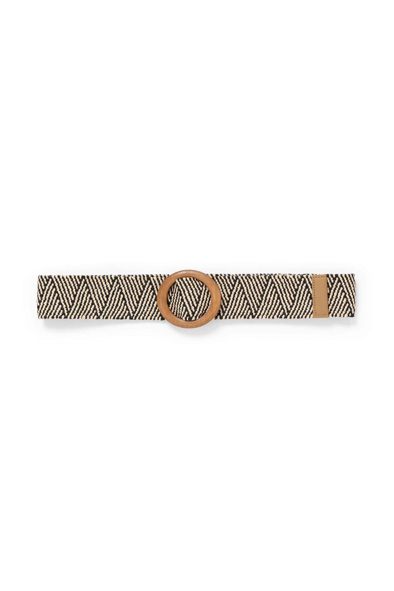 Norah Riem zwart beige black/sand 211298-030