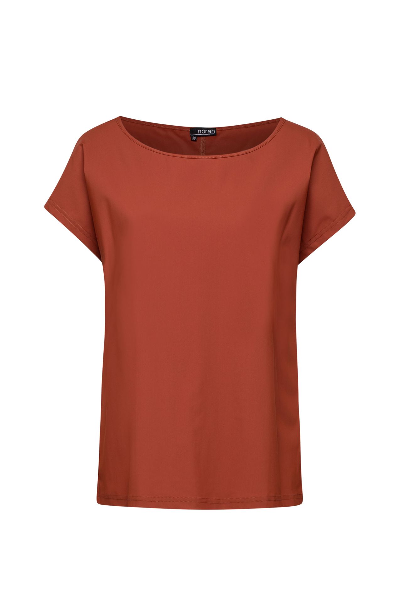 Norah Shirt bruin travelstof brown 211418-200