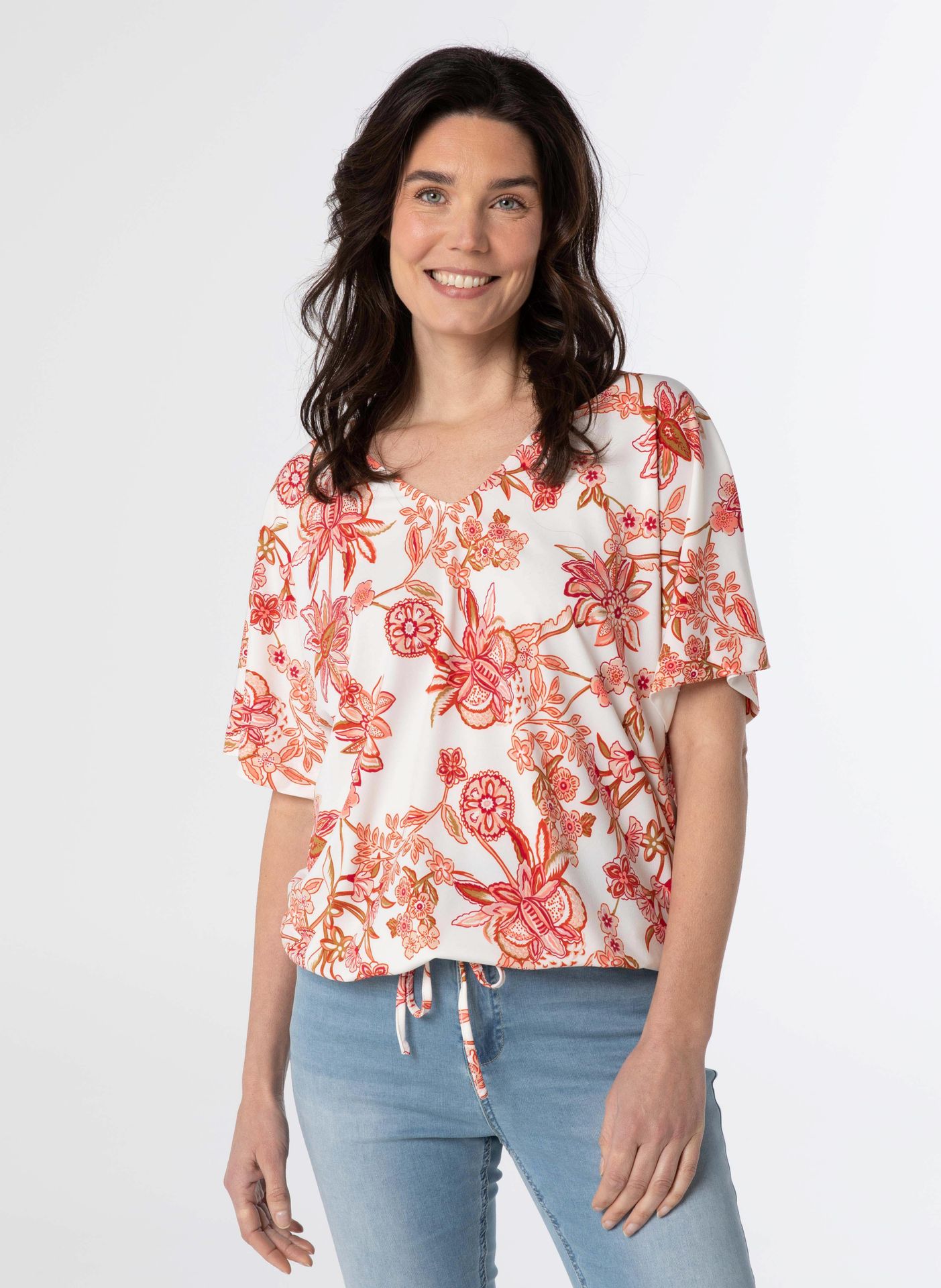 Norah Shirt wit rood white/red 211644-137
