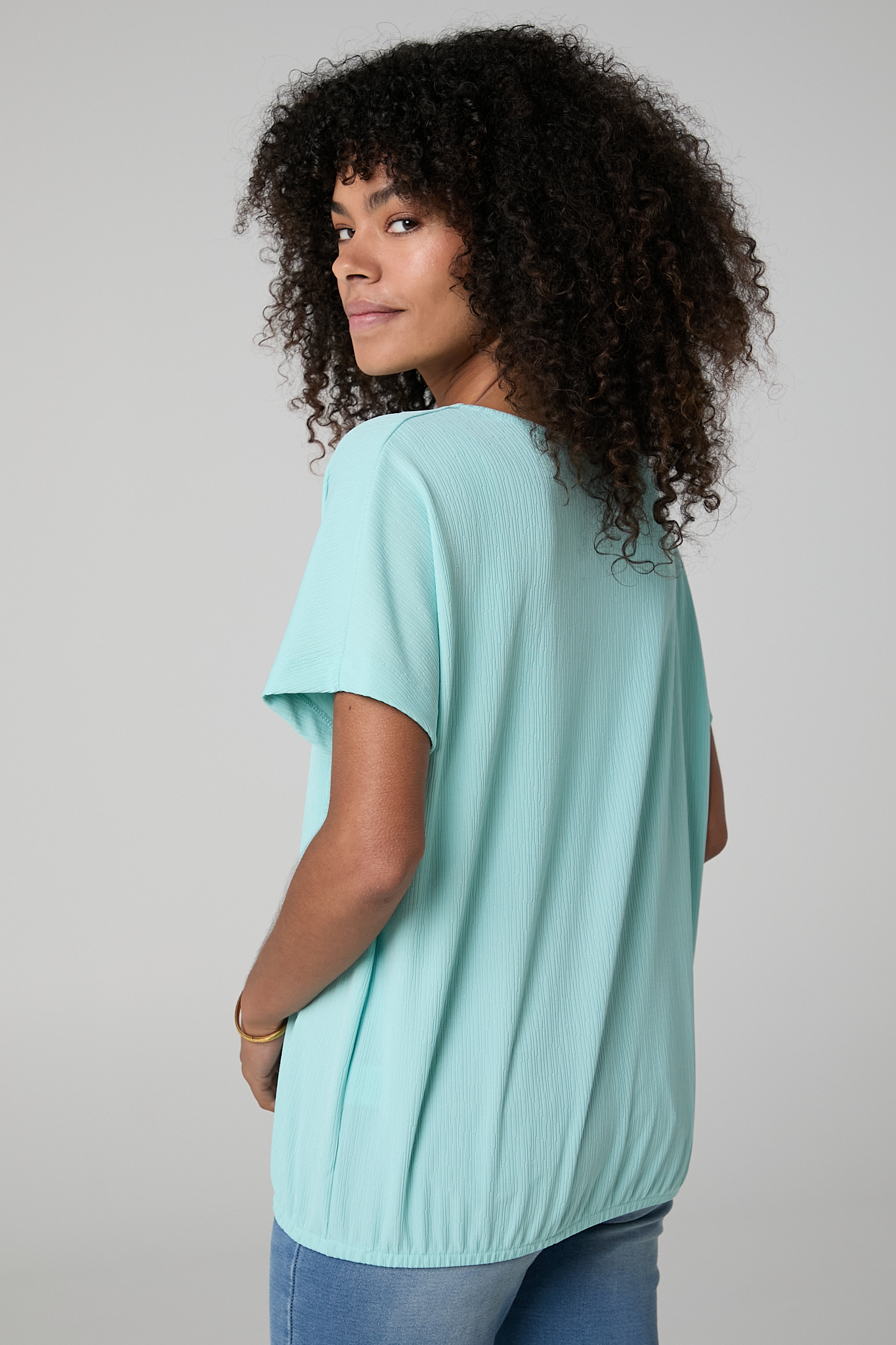 Turquoise shirt