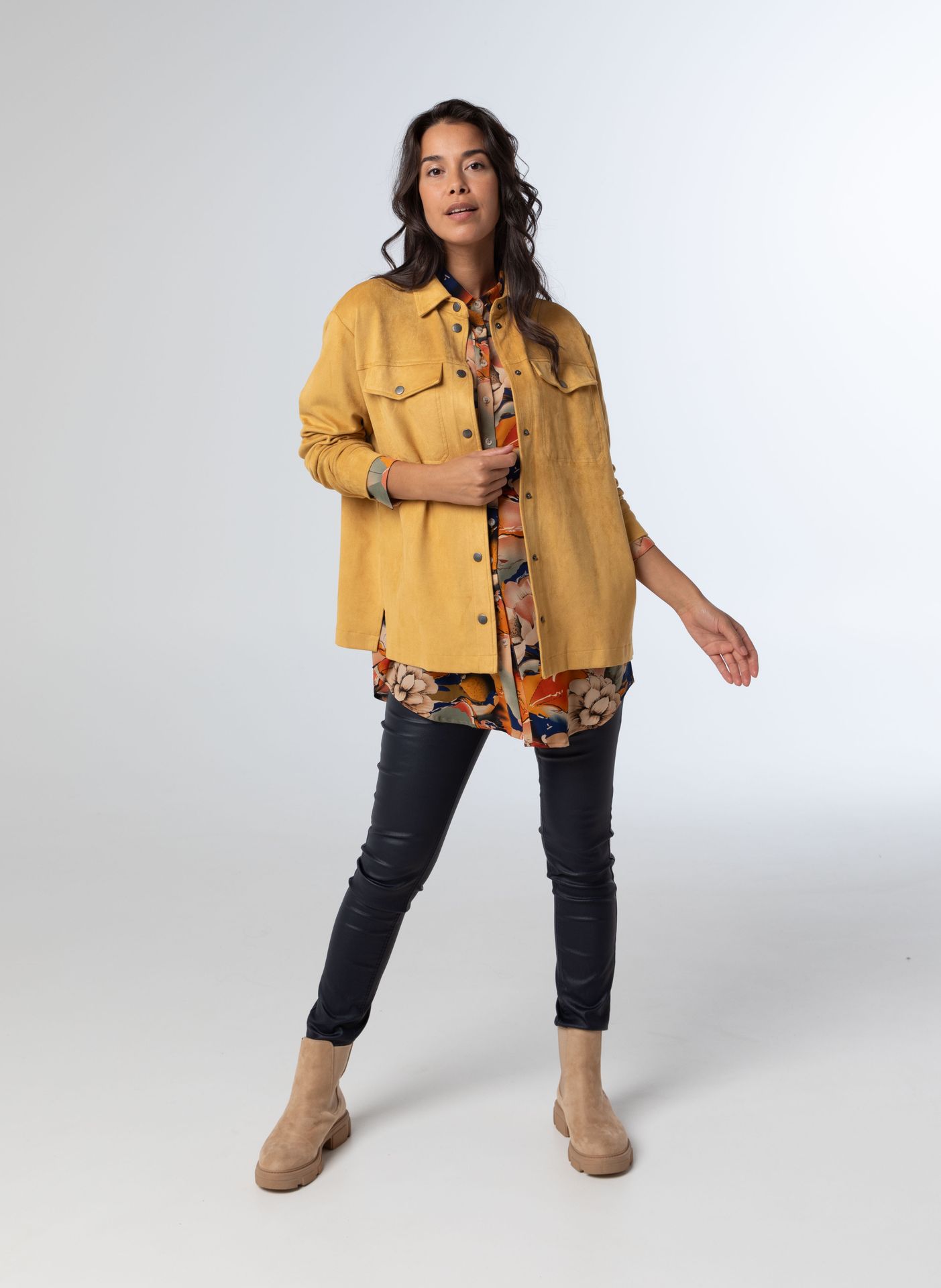 Norah Blouse geel mustard 211755-373