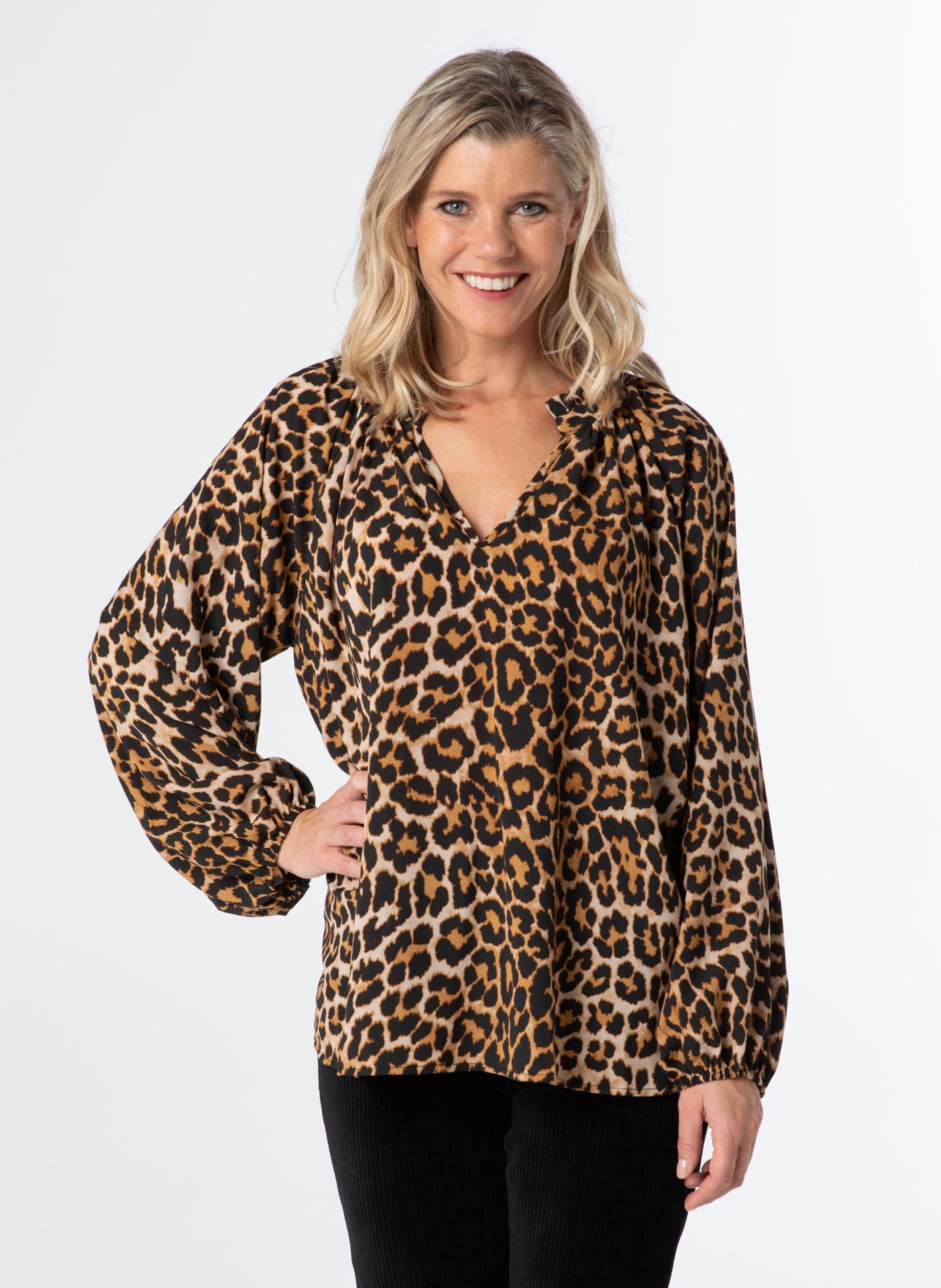 Norah Blouse sand multicolor 211765-121