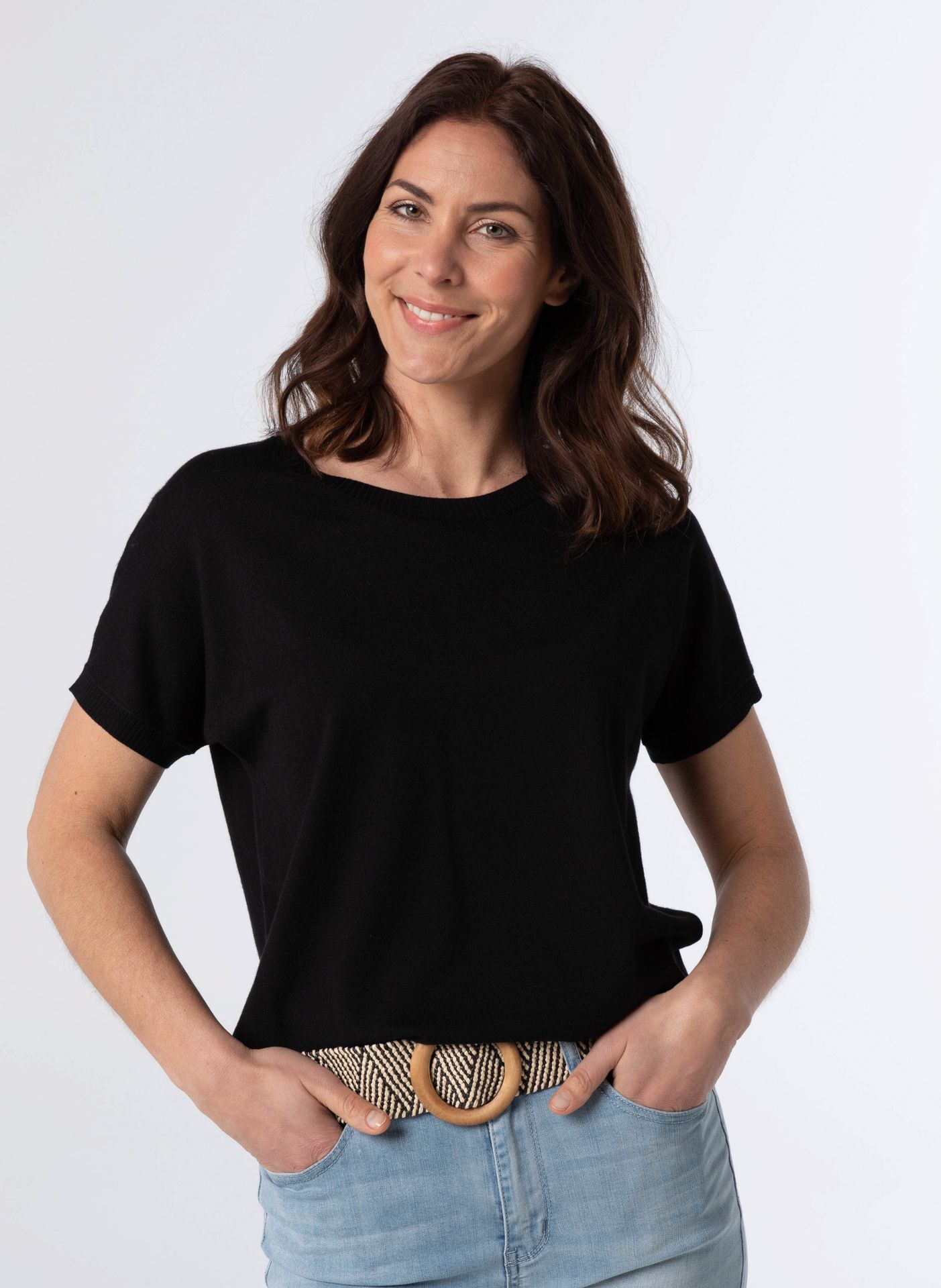 Norah Trui zwart korte mouwen black 211815-001