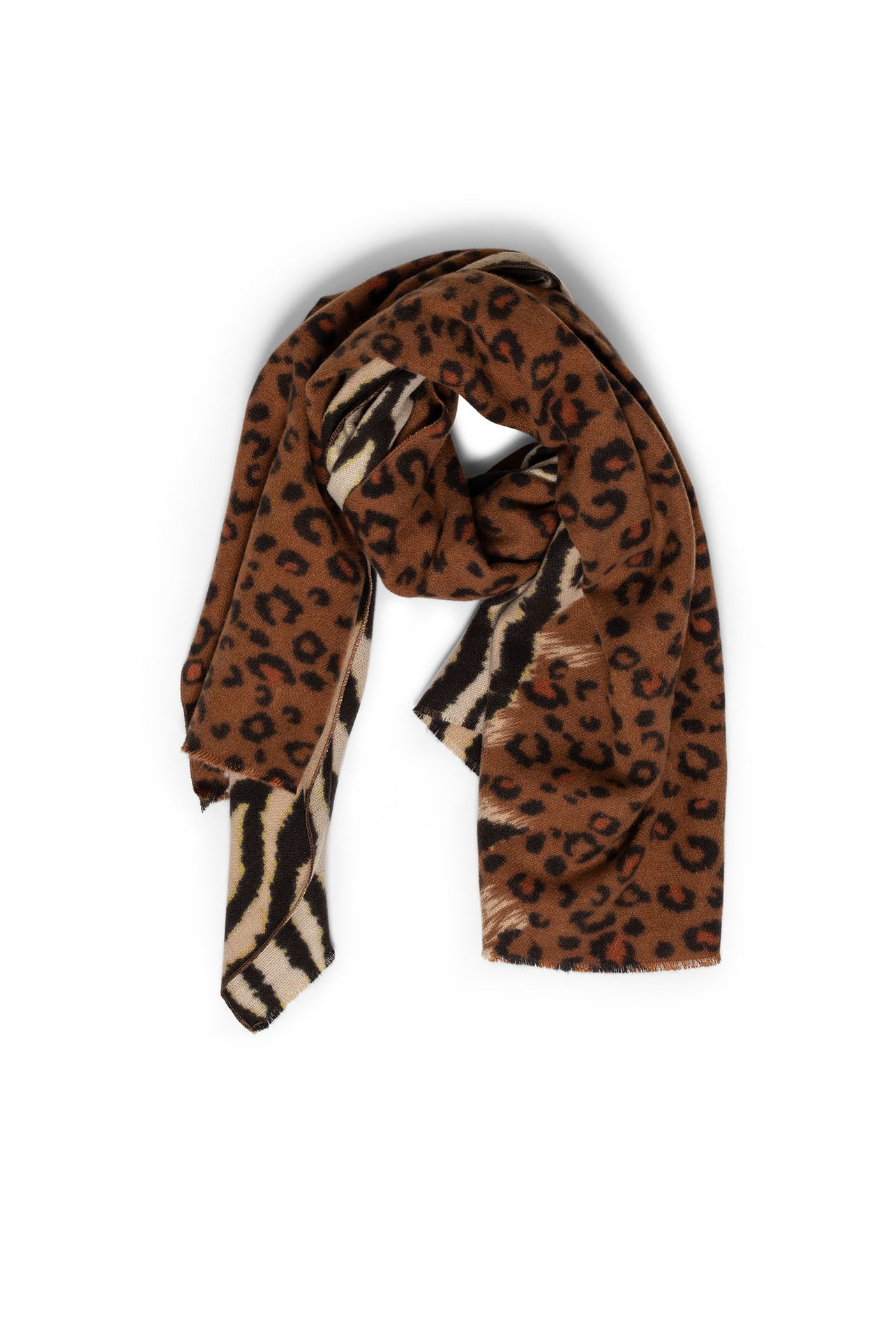 Norah Sjaal bruin brown multicolor 212063-220