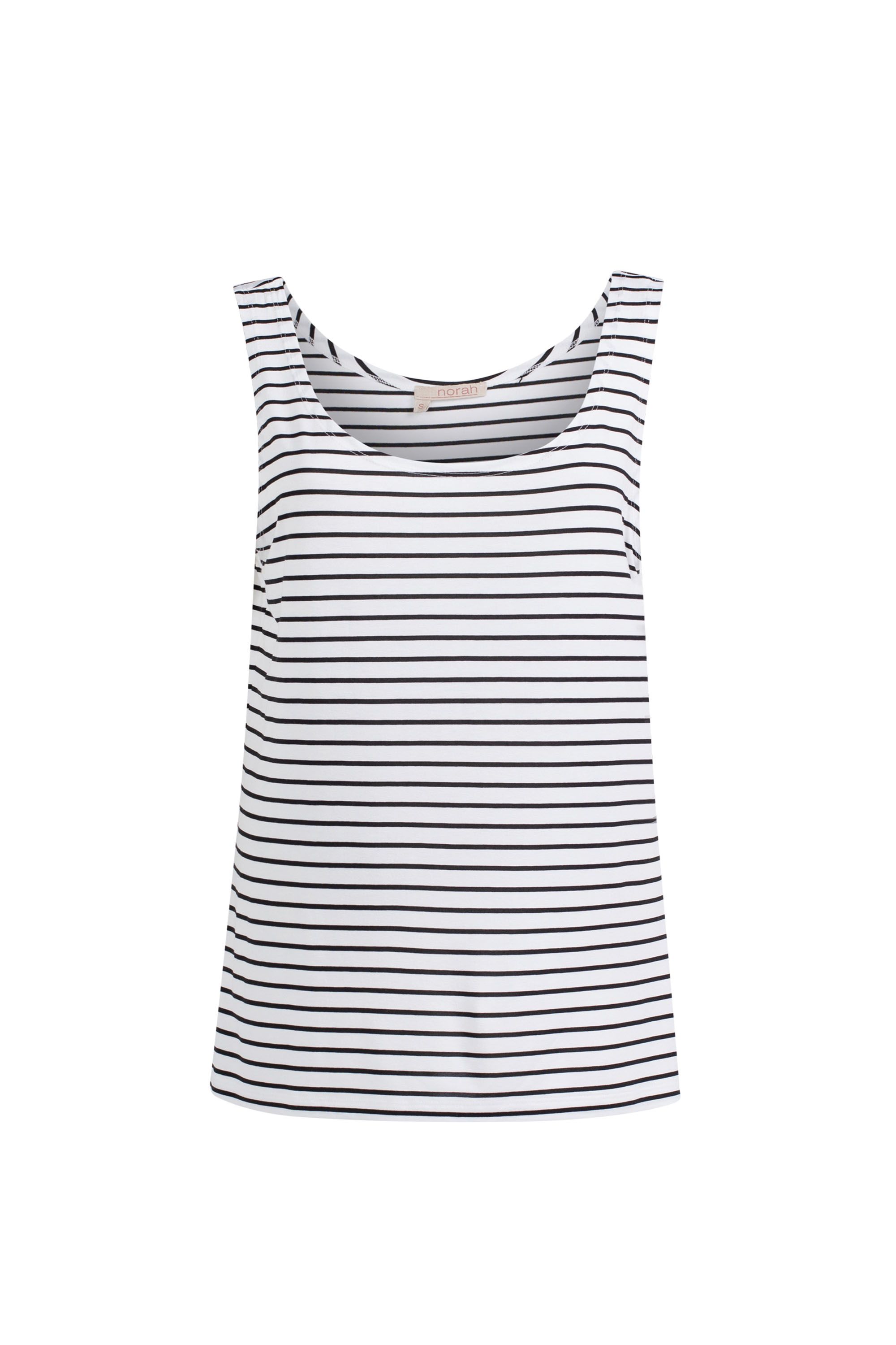 Norah Gestreepte top white/black 212123-131