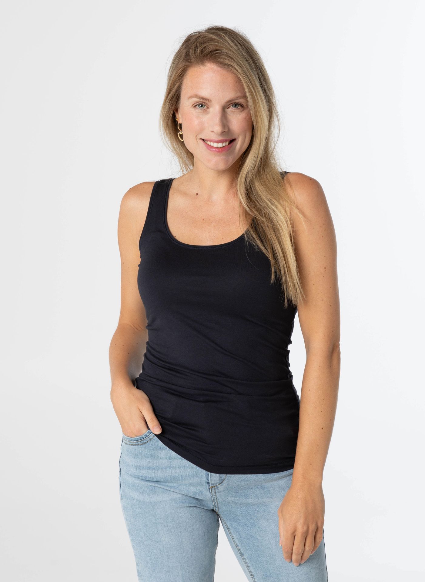 Top Marianne navy-blauw