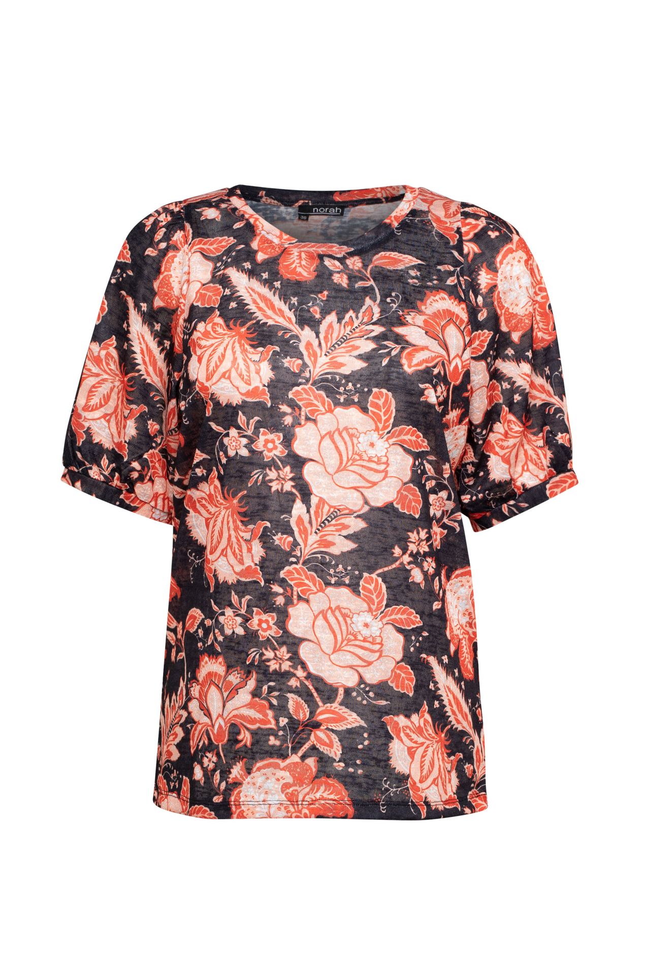 Norah Shirt, zwart oranje black/orange 212332-037