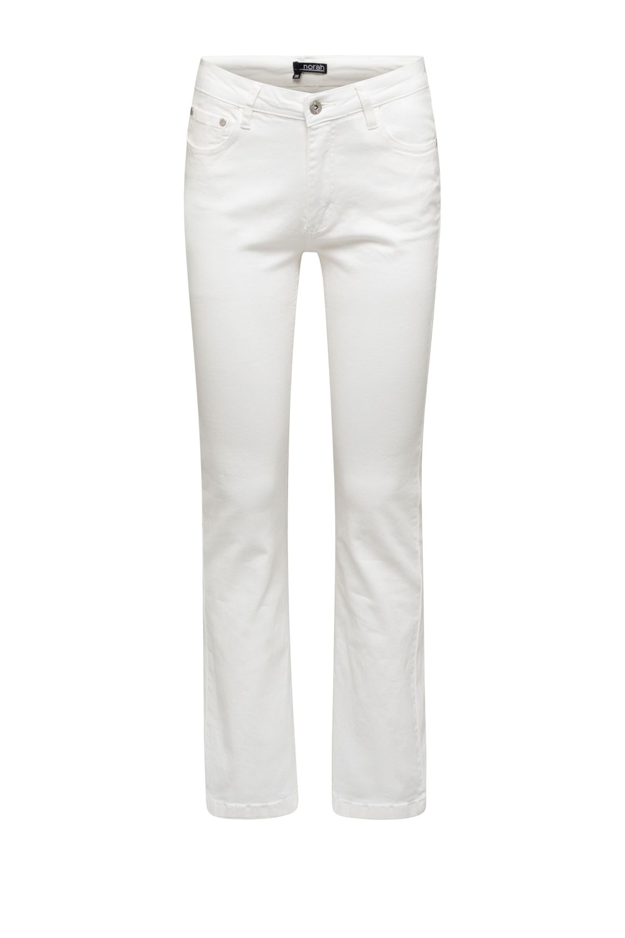  Witte flared jeans Wit P-212358-100