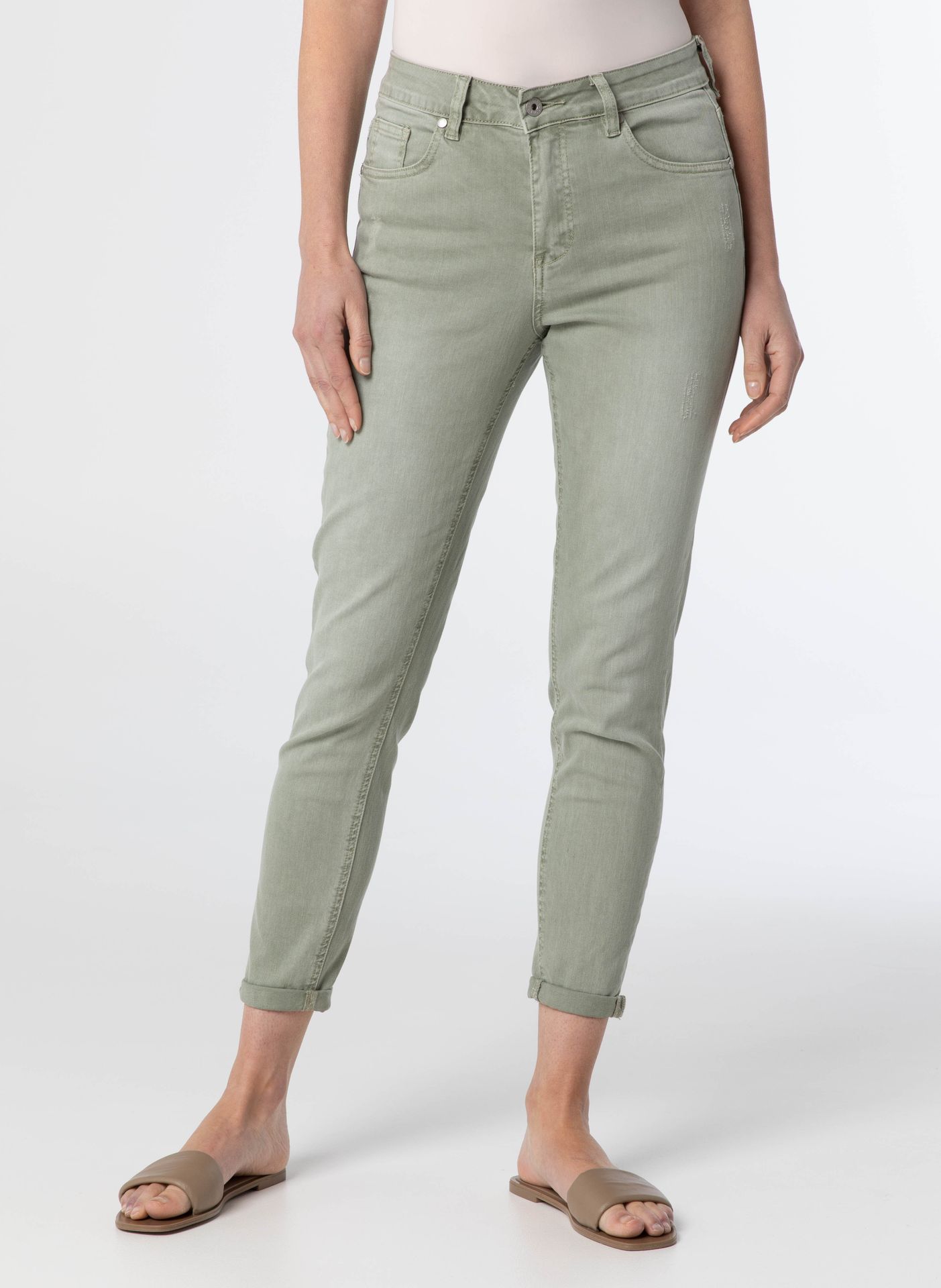 Norah Denim broek Fay groen grey green 212362-053