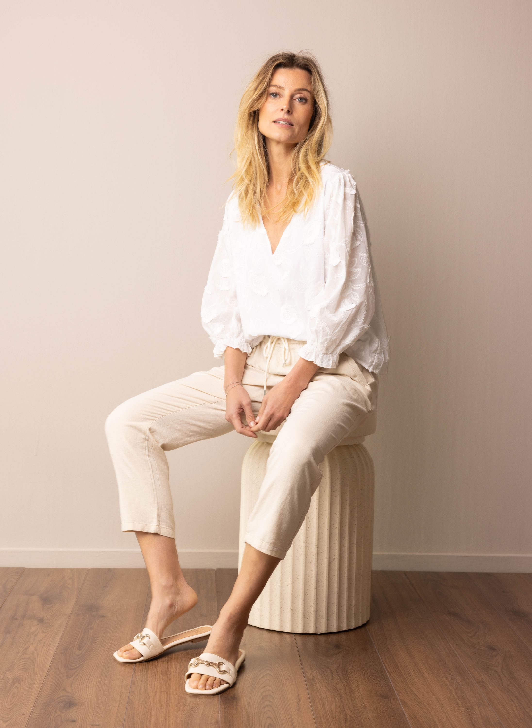 Jet broek ecru