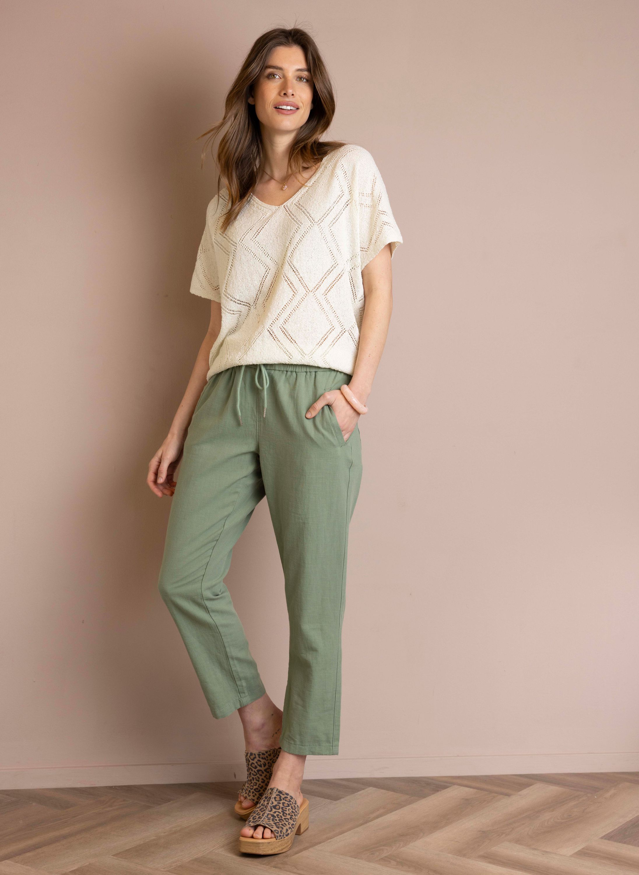 Norah Jet broek groen light army 212363-582-38