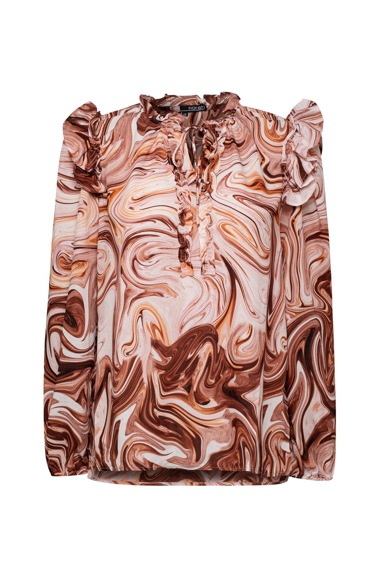 Blouse roze swirl Roze P-212430-911 Blouse roze swirl Roze P-212430-911