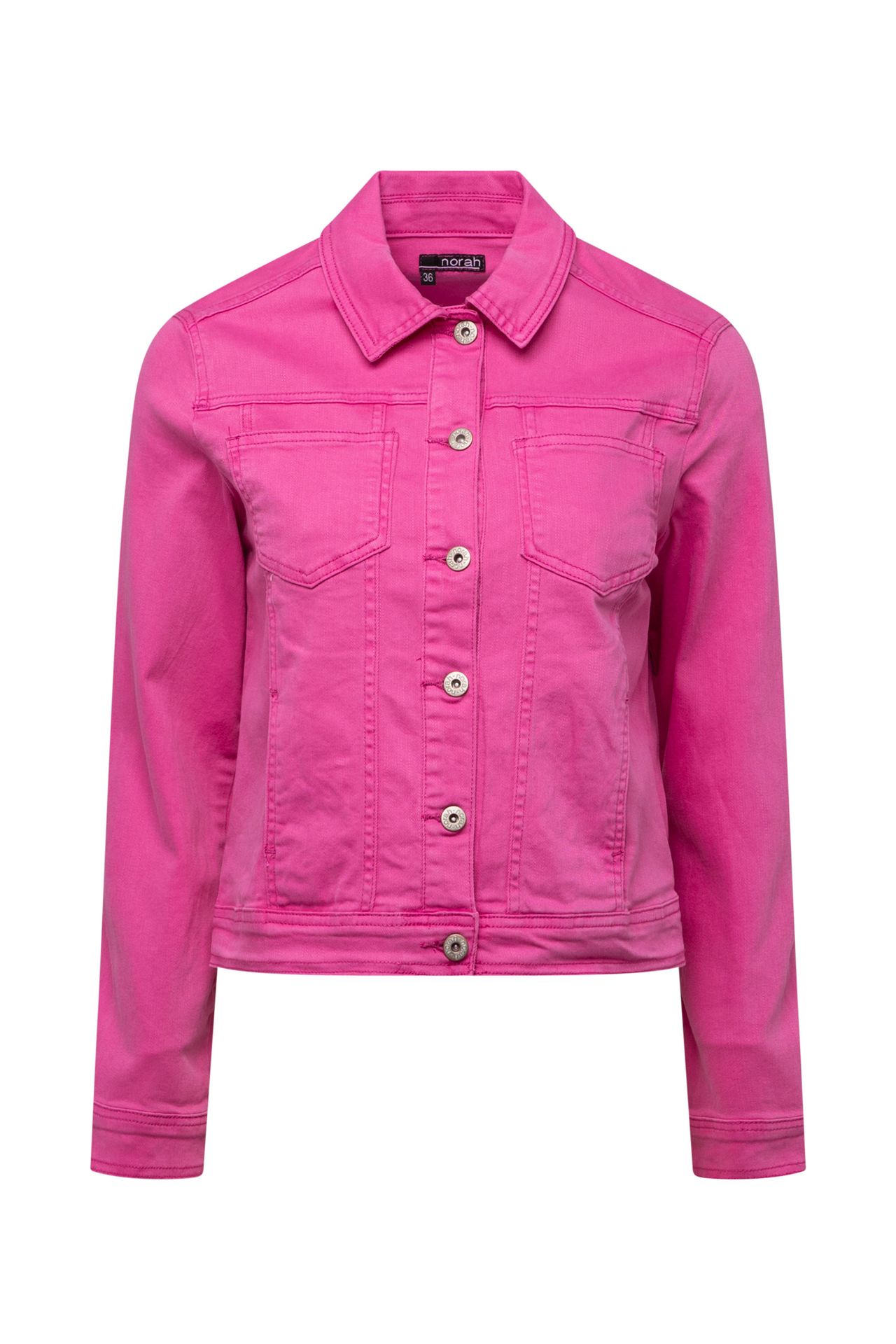  Roze spijkerjacket van katoenmix pink 212557-900-40