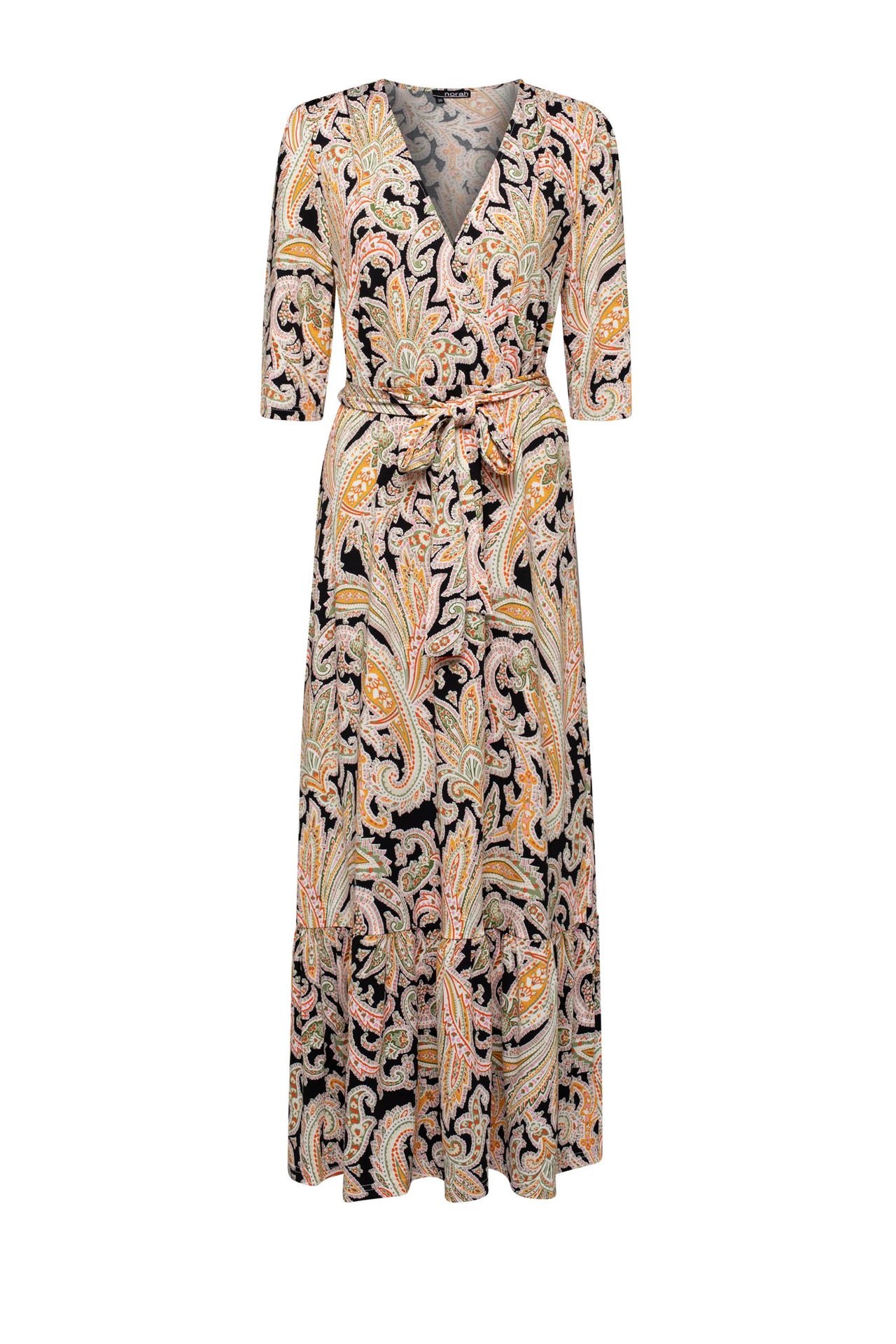 Jurk zwart roze Zwart P-212594-020 Jurk zwart roze Zwart P-212594-020
