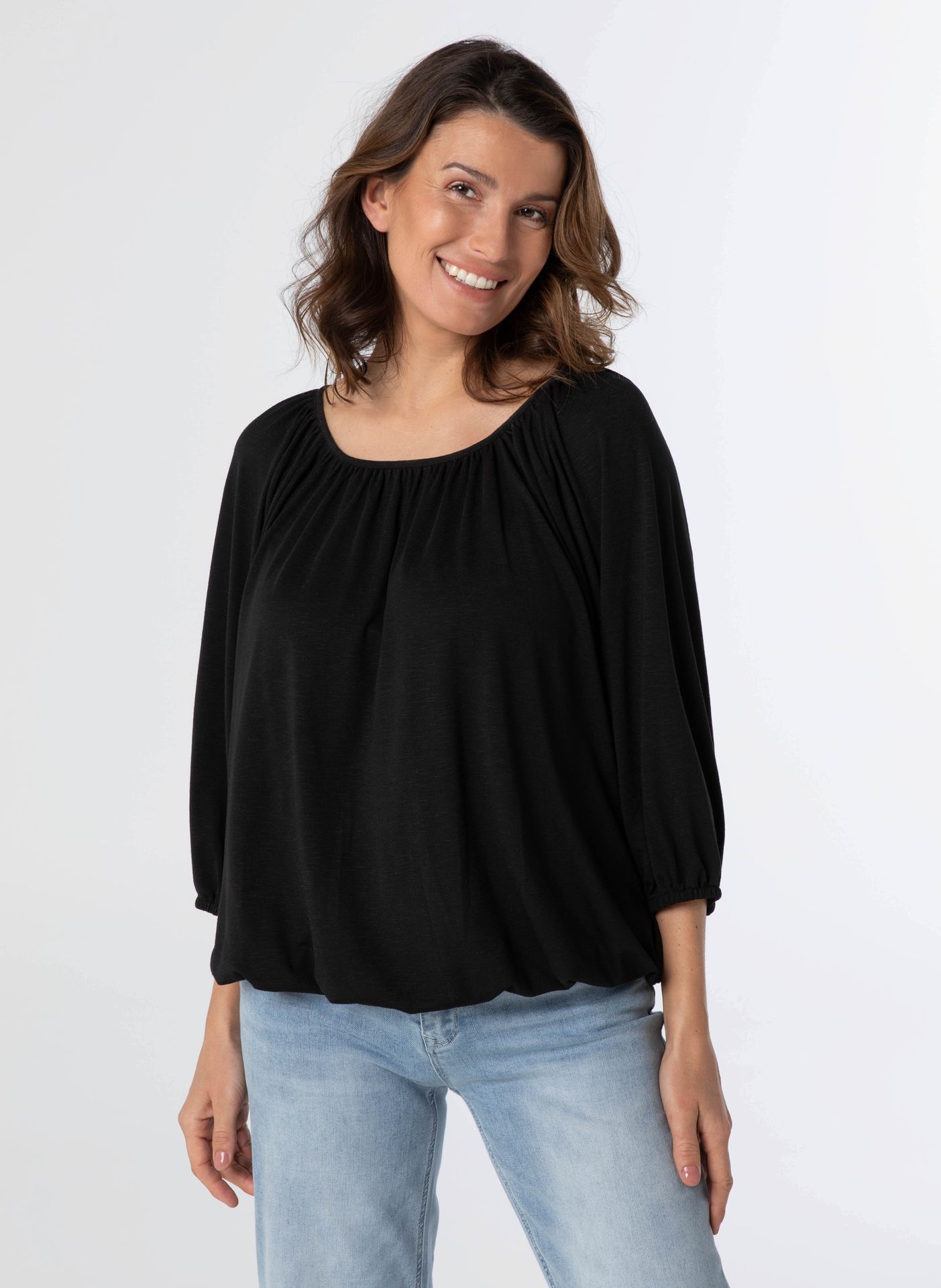 Norah Shirt met ballonmouwen black 212646-001