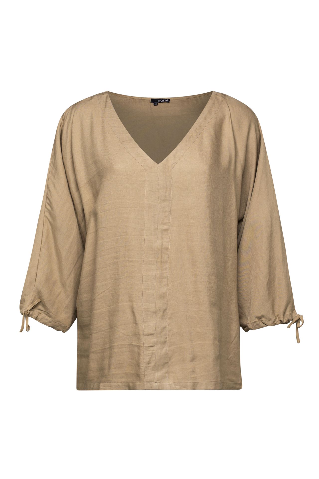 Norah Zandkleurige blouse linnen sand 212673-110