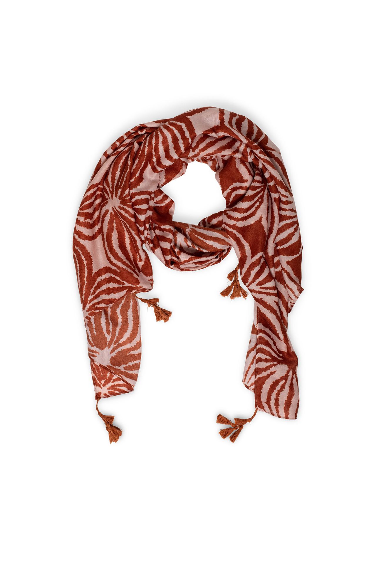 Sjaal beige multi Bruin P-212840-209 Sjaal beige multi Bruin P-212840-209