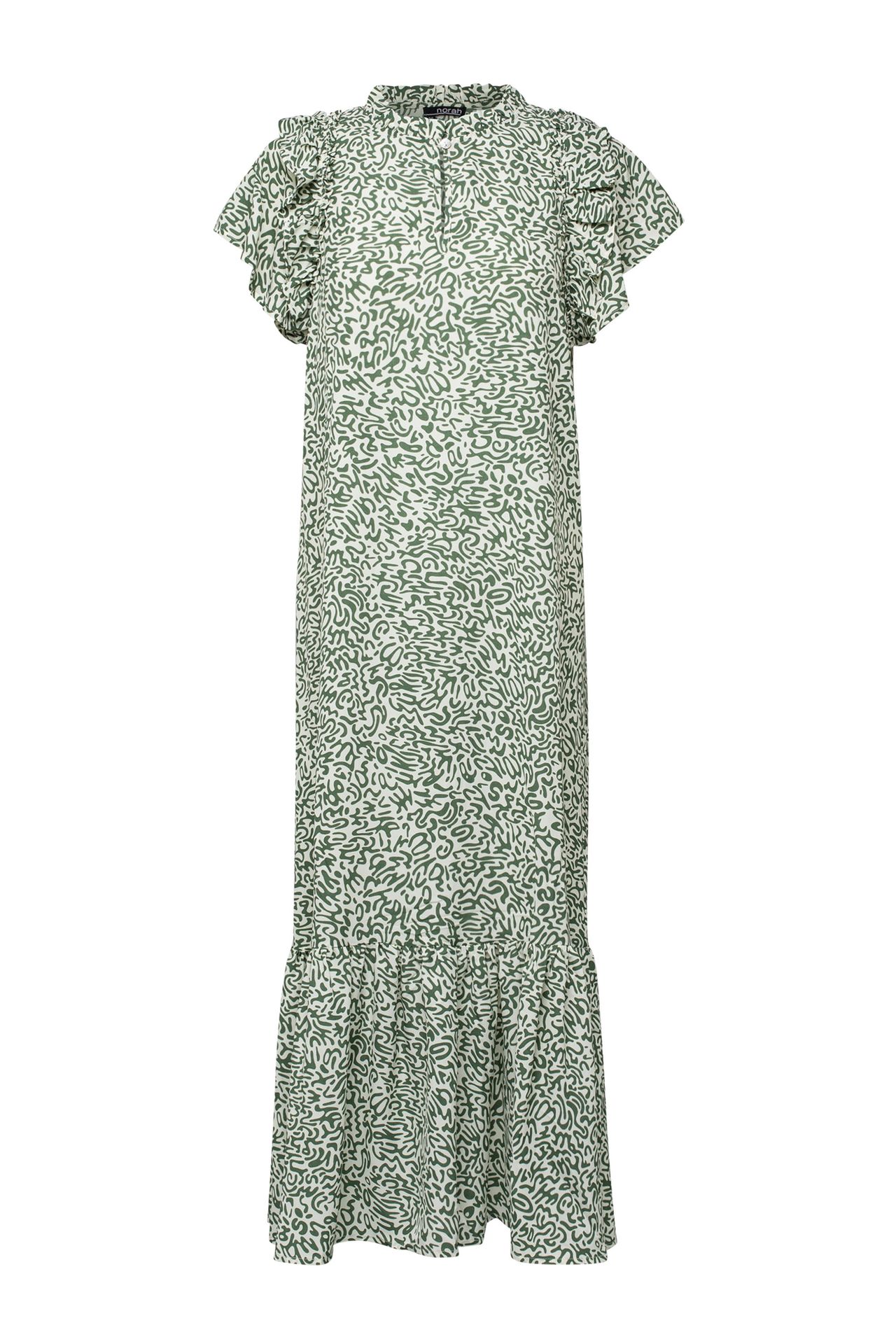 Jurk groen beige Groen P-212871-541 Jurk groen beige Groen P-212871-541