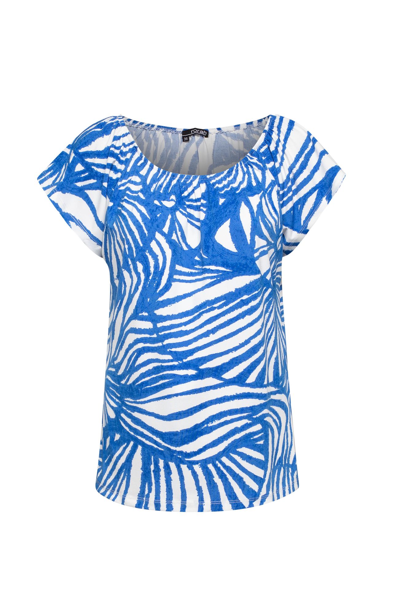  Shirt blauw wit Blauw P-212875-431