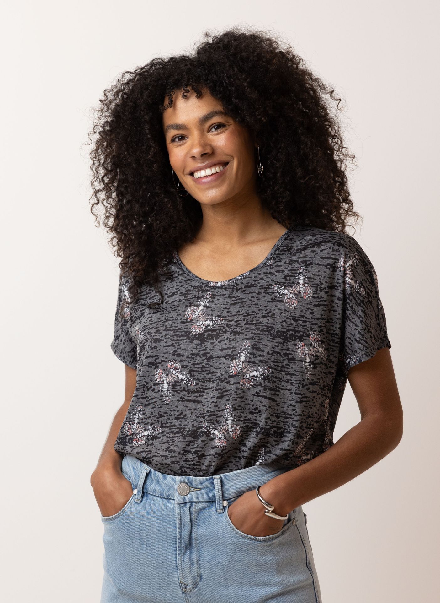 Norah Grijs shirt grey multicolor 213039-048