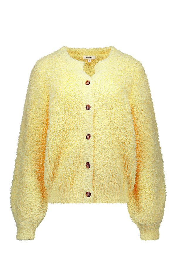 Norah Geel vest van een zachte stof yellow 213051-300-36