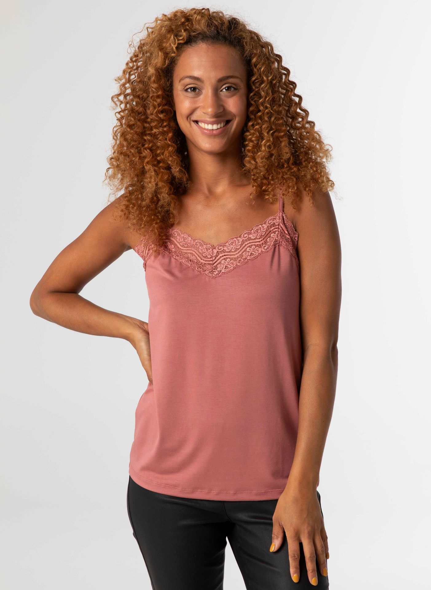 Norah Top donkerroze dark rose 213068-998
