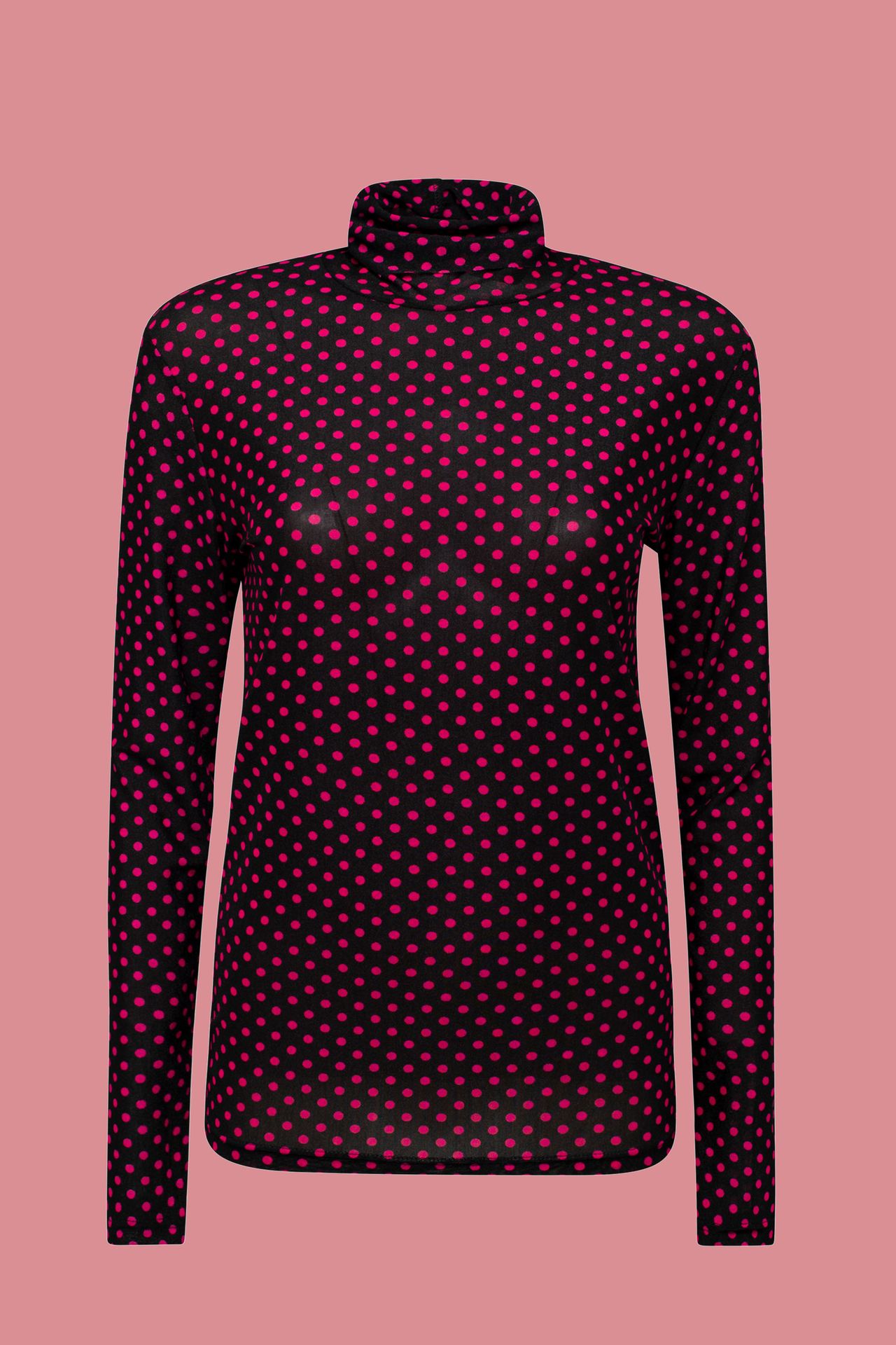  Shirt zwart roze black/pink 213310-039-38