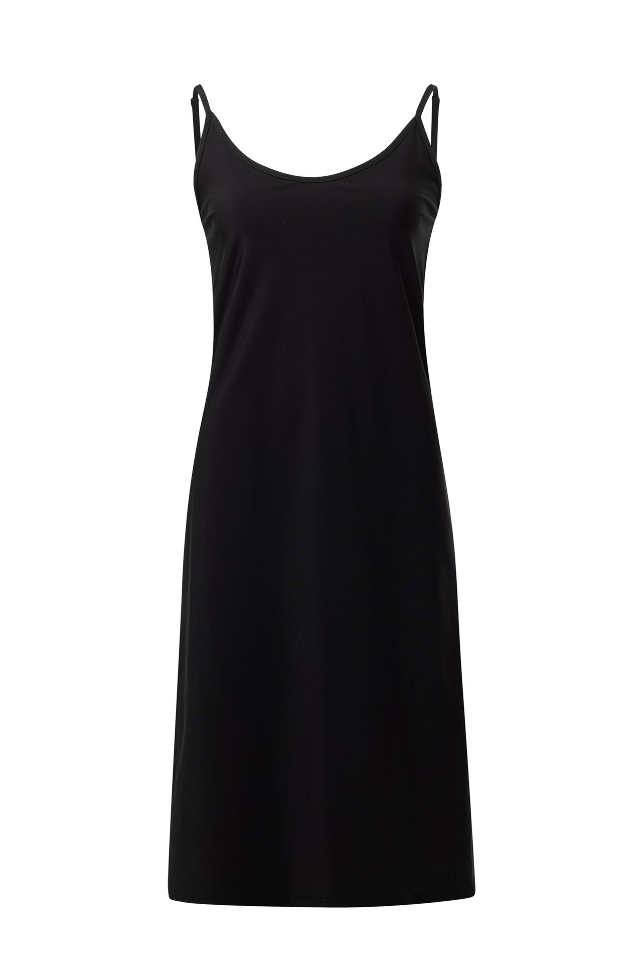 Norah Midi jurk zwart travelstof black 213471-001