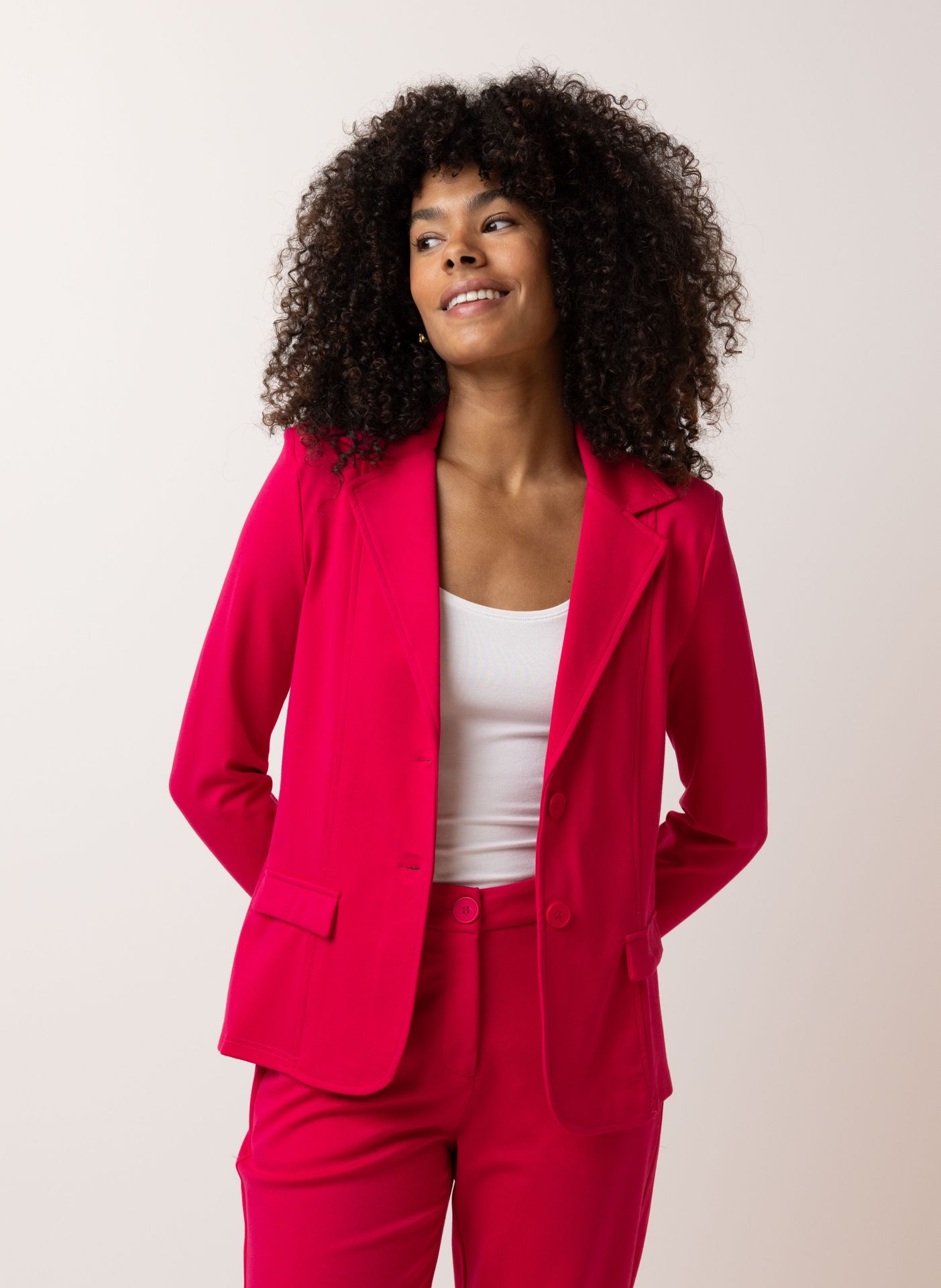 Fuchsia blazer