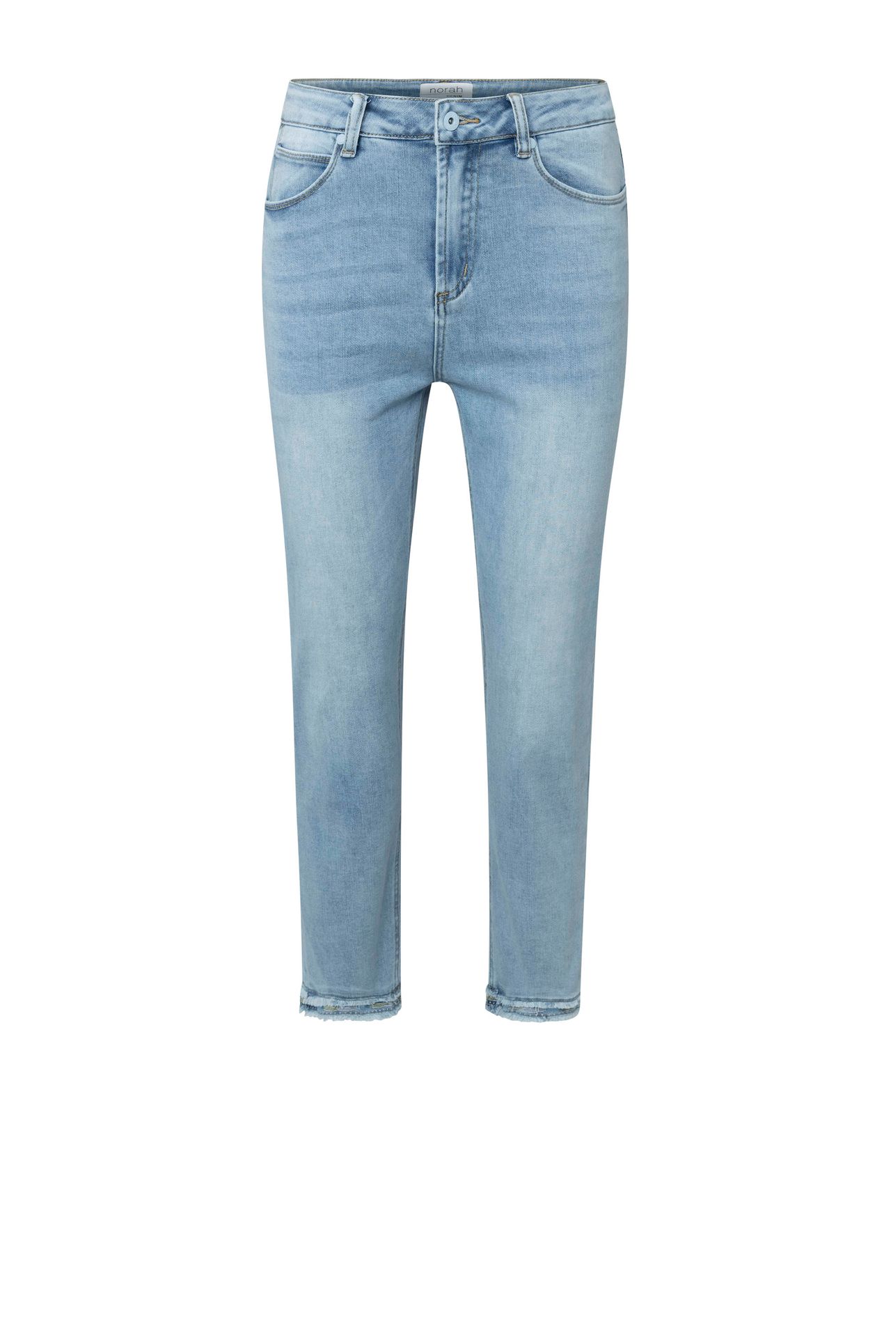 Norah Lichte jeans met gerafelde pijp blue 213506-400-40
