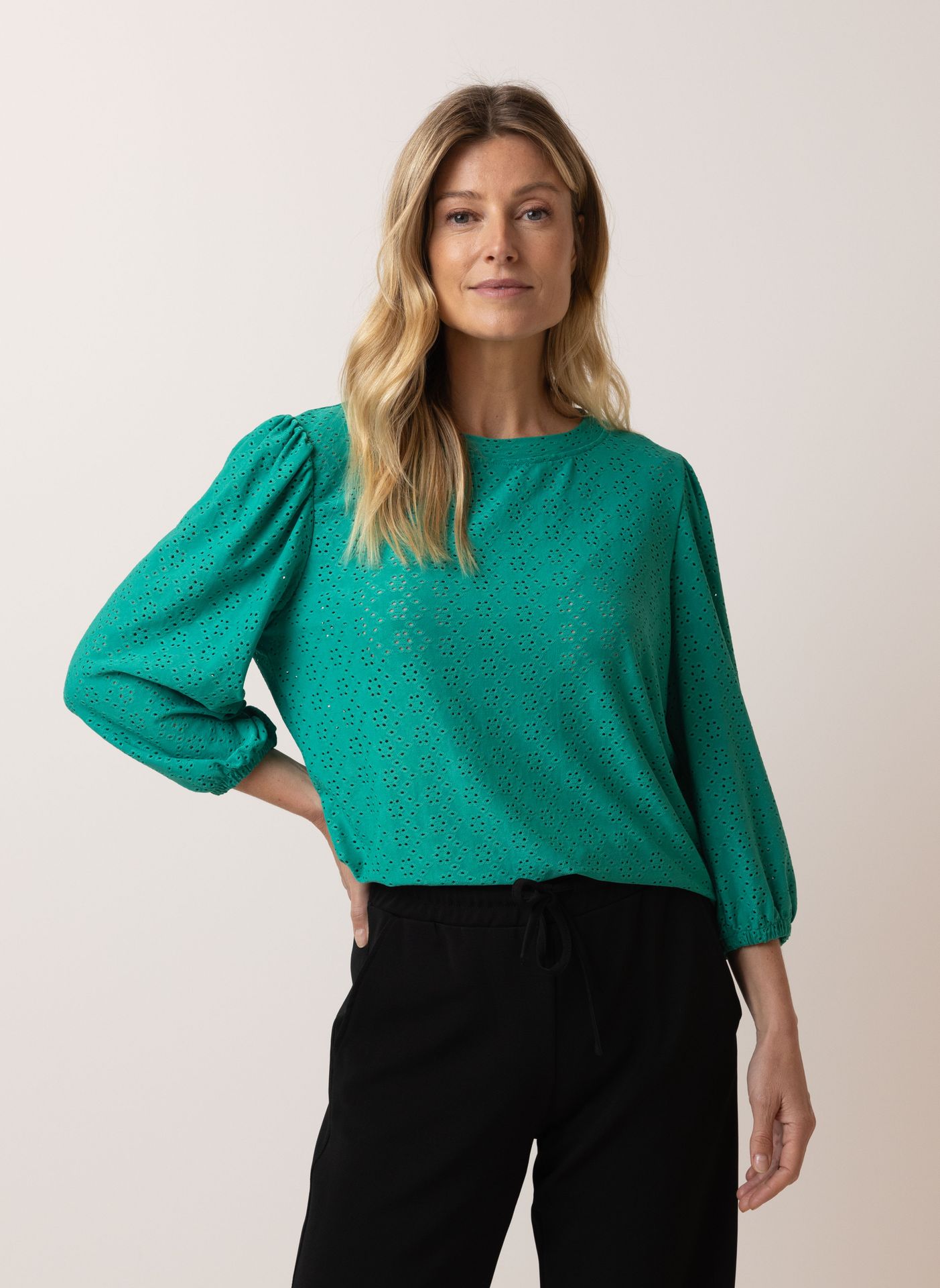 Norah Groen shirt jade 213611-574