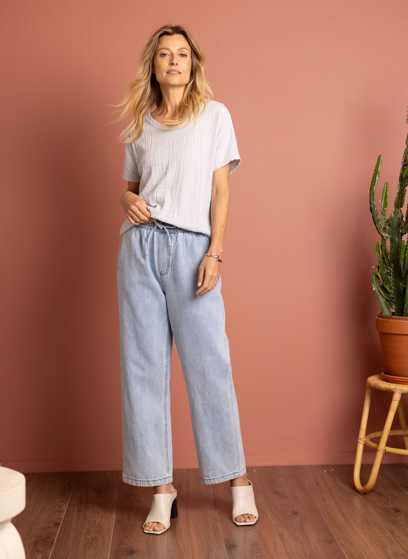 Norah Viv shirt lichtgrijs light grey 213806-051-48