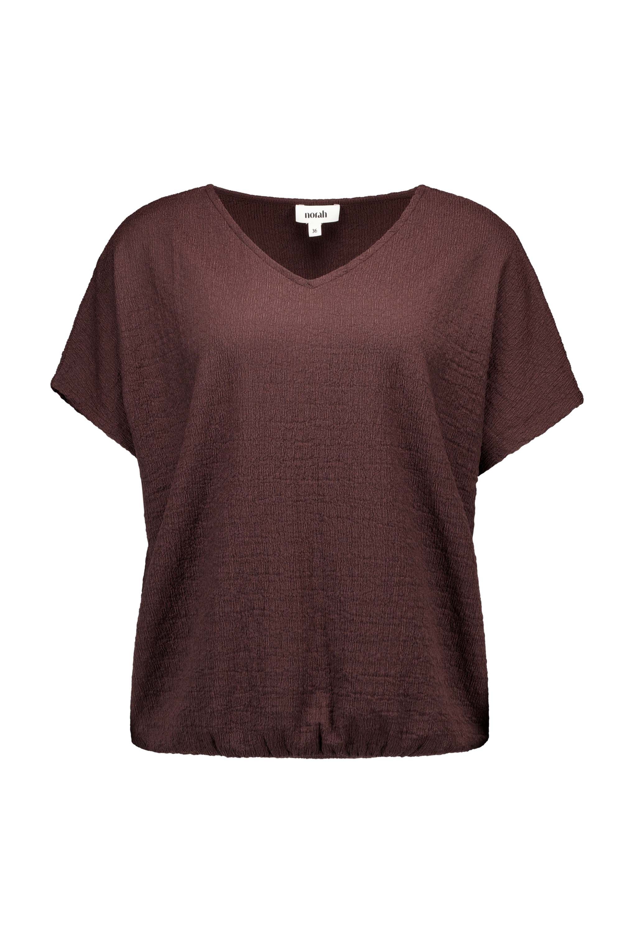Norah Viv shirt donkerbruin dark brown 213806-299-38