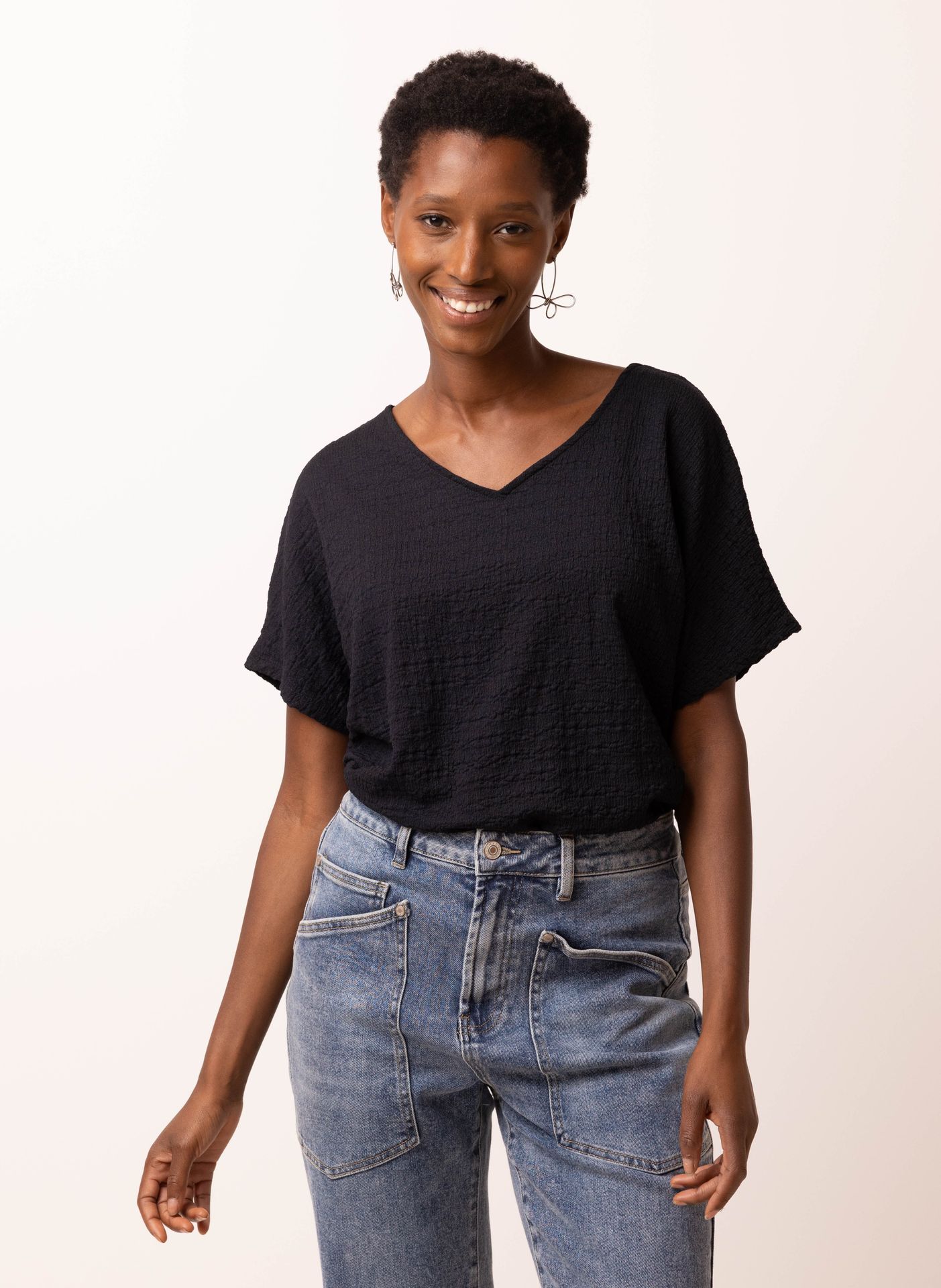 Norah Viv shirt donkerblauw dark blue 213806-499-42