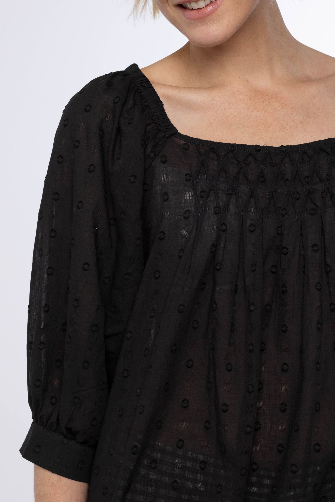 Norah Zwarte blouse  black 213822-001